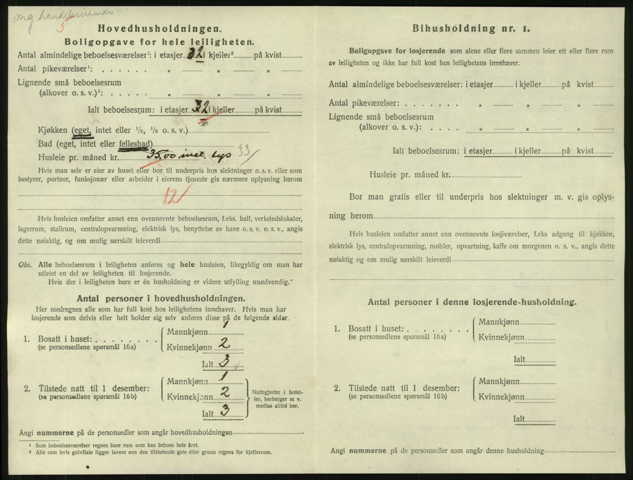 SAT, 1920 census for Namsos, 1920, p. 1748