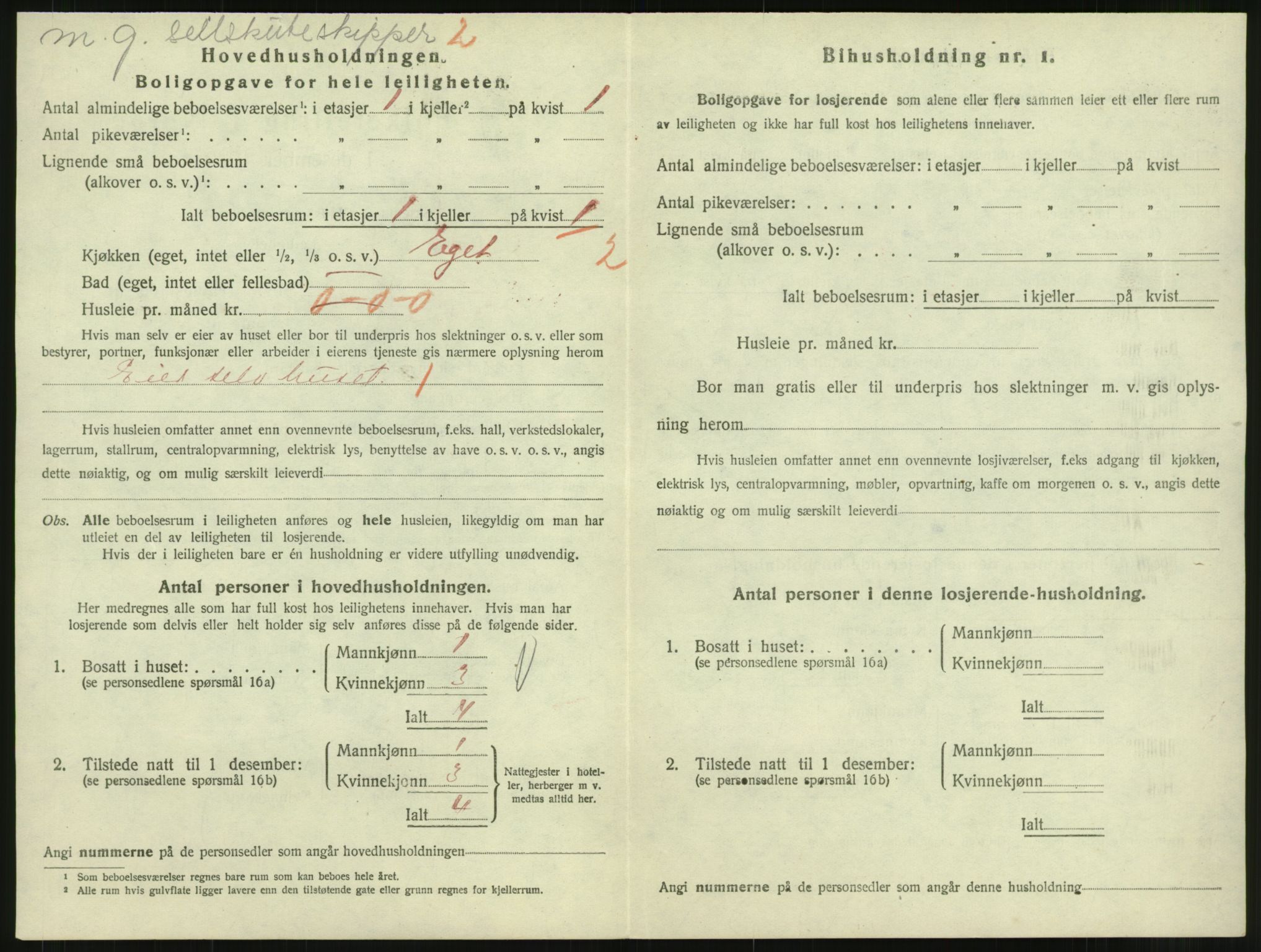 SAT, 1920 census for Mosjøen, 1920, p. 705