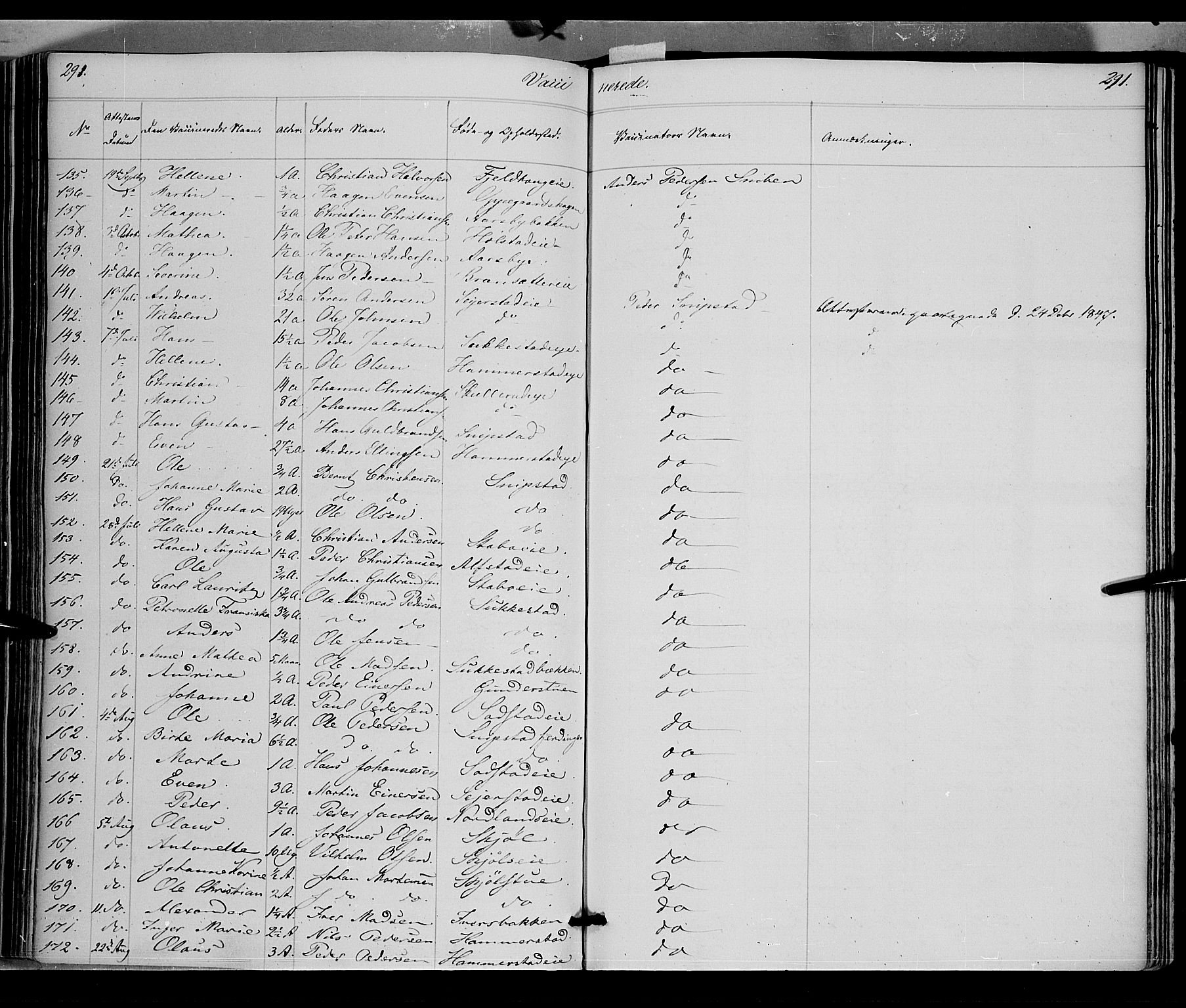 Østre Toten prestekontor, AV/SAH-PREST-104/H/Ha/Haa/L0002: Parish register (official) no. 2, 1840-1847, p. 291