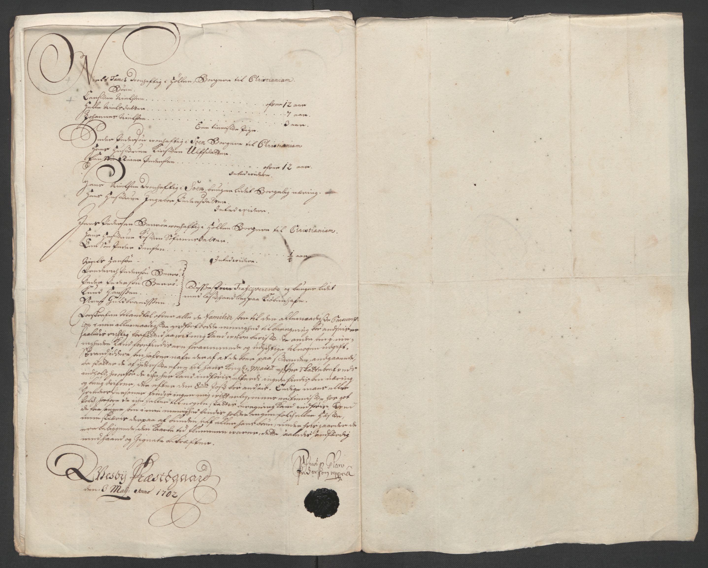 Rentekammeret inntil 1814, Reviderte regnskaper, Fogderegnskap, AV/RA-EA-4092/R10/L0444: Fogderegnskap Aker og Follo, 1701-1702, p. 271