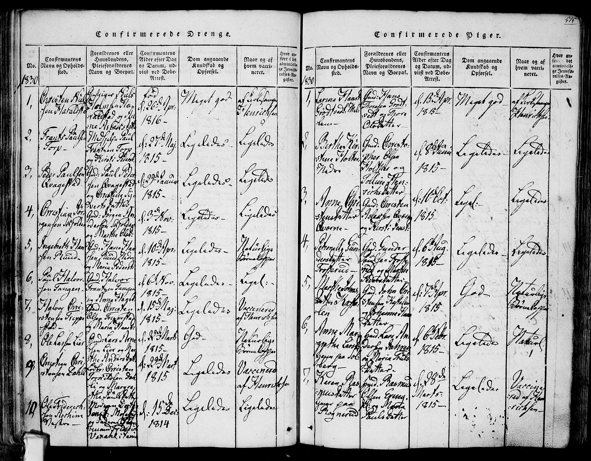 Askim prestekontor Kirkebøker, AV/SAO-A-10900/F/Fa/L0004: Parish register (official) no. 4, 1817-1846, p. 514-515