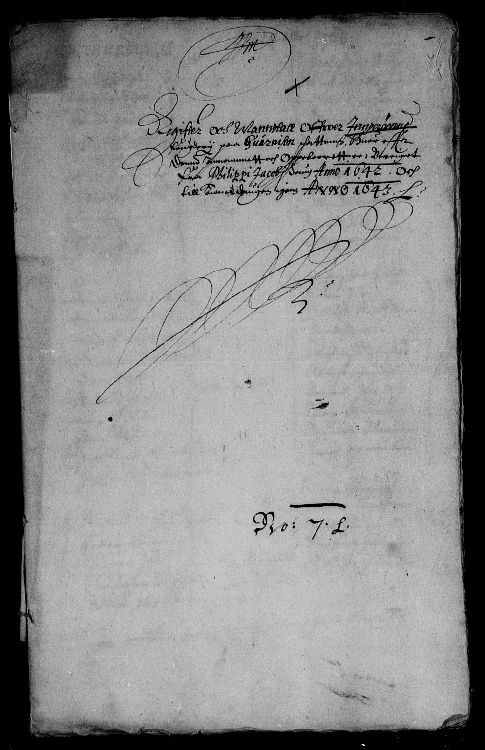 Rentekammeret inntil 1814, Reviderte regnskaper, Lensregnskaper, AV/RA-EA-5023/R/Rb/Rbw/L0076: Trondheim len, 1642-1643