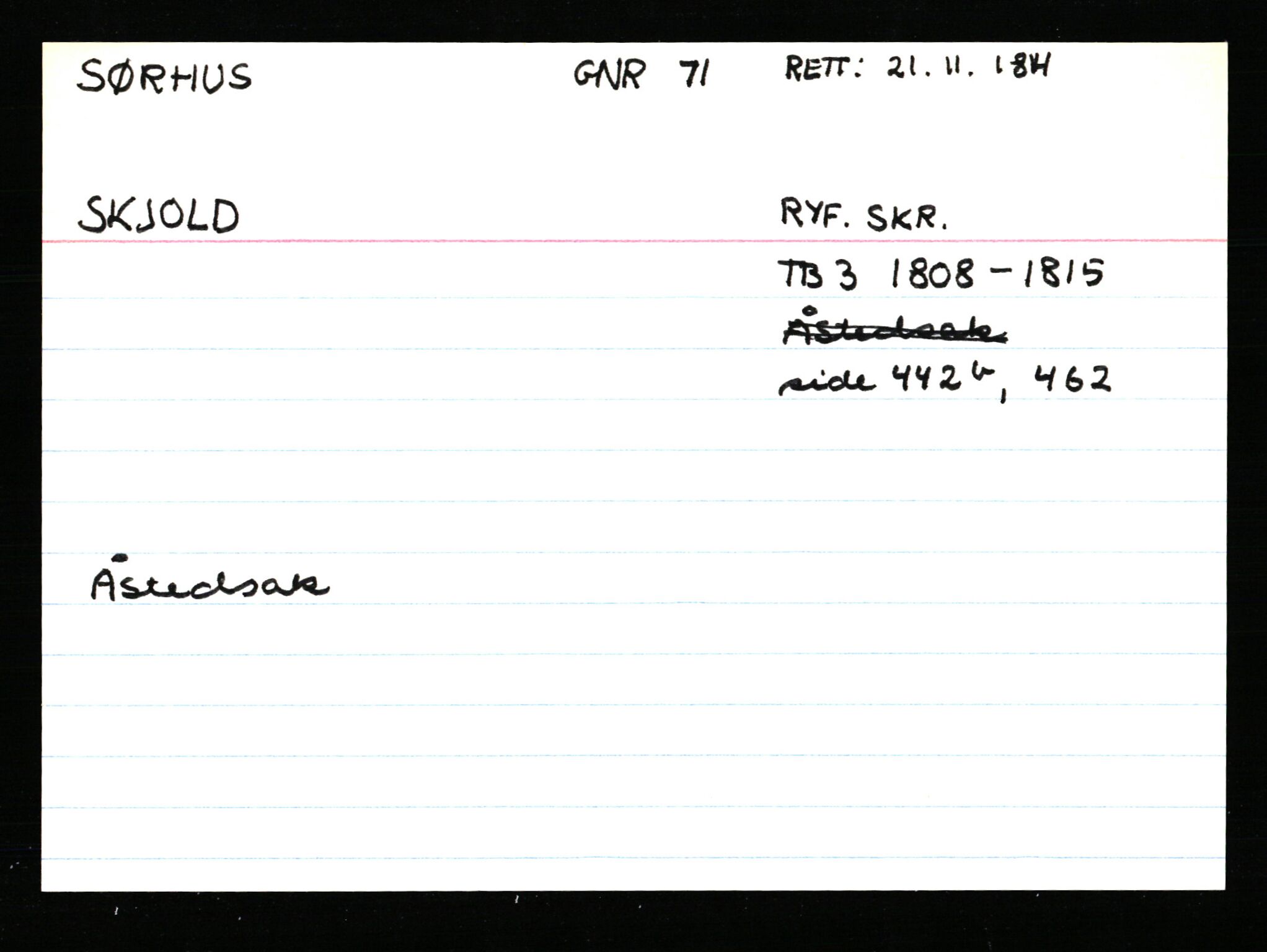 Statsarkivet i Stavanger, AV/SAST-A-101971/03/Y/Ym/L0058: Åstedskort sortert etter gårdsnavn: Sæbø - Sørhus, 1600-1950, p. 740
