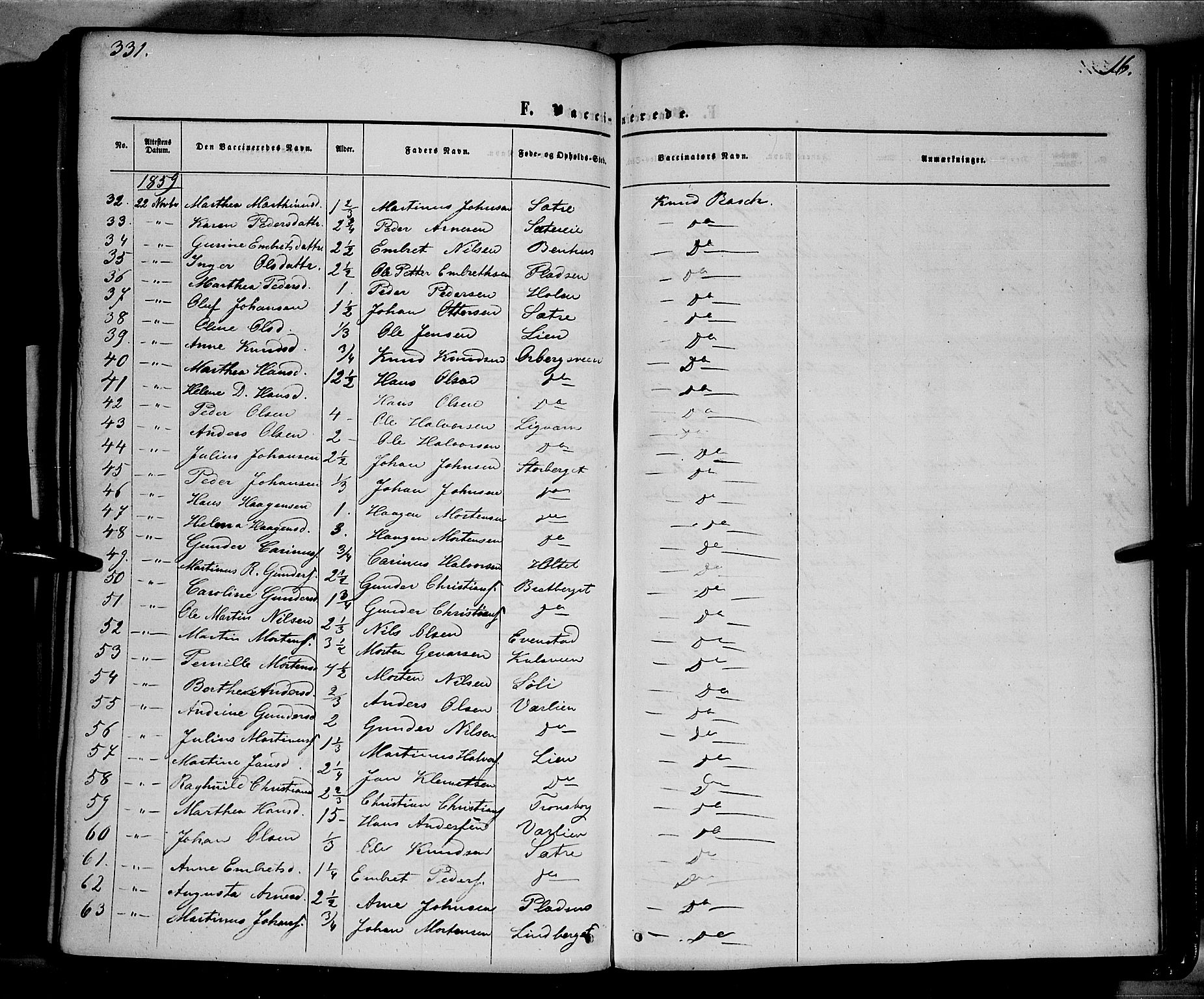 Elverum prestekontor, AV/SAH-PREST-044/H/Ha/Haa/L0010: Parish register (official) no. 10, 1857-1868, p. 331