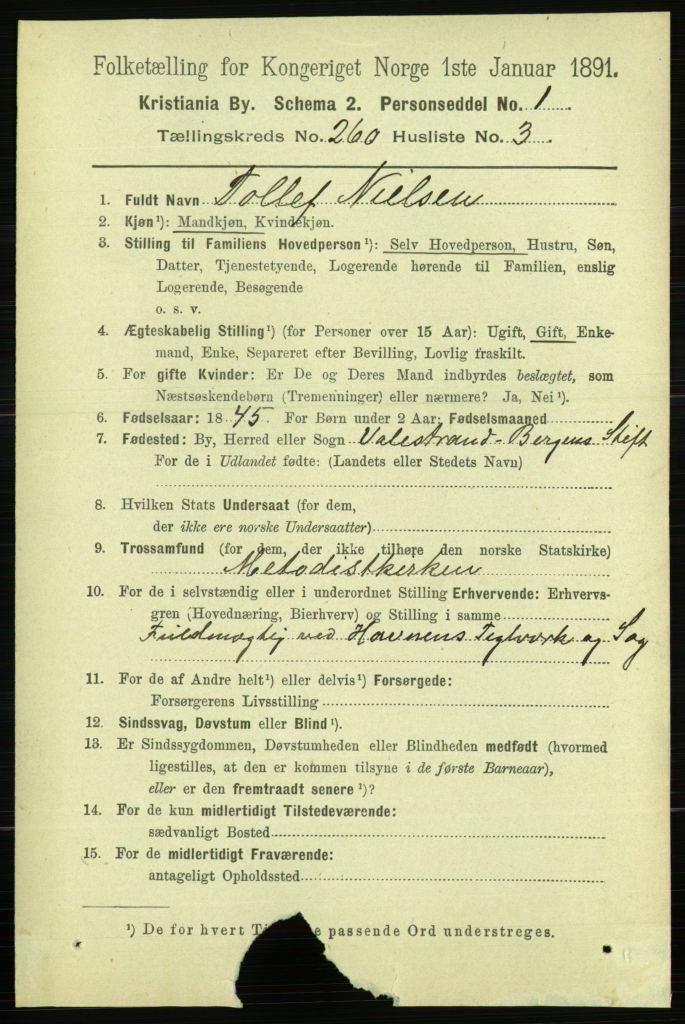 RA, 1891 census for 0301 Kristiania, 1891, p. 157817