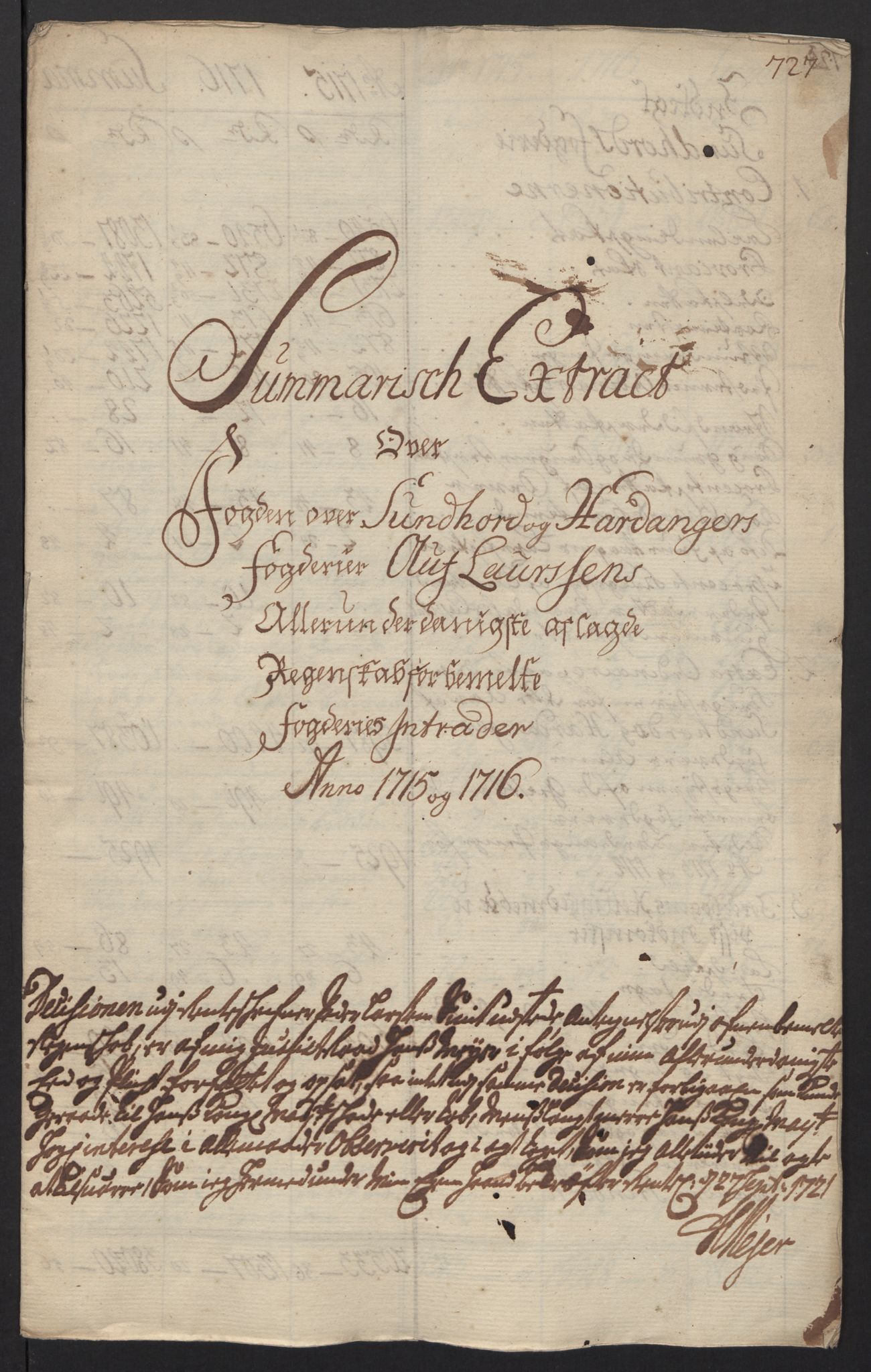 Rentekammeret inntil 1814, Reviderte regnskaper, Fogderegnskap, RA/EA-4092/R48/L2992: Fogderegnskap Sunnhordland og Hardanger, 1716, p. 38