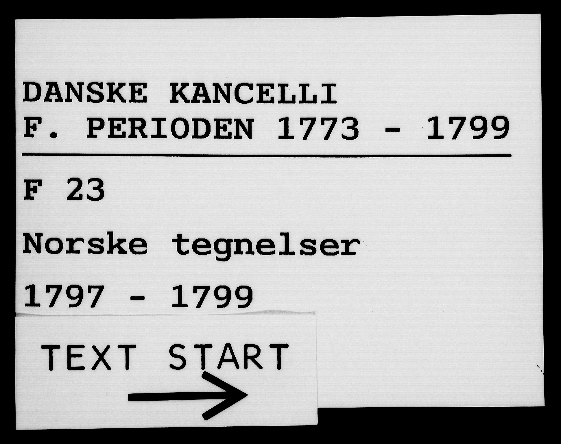 Danske Kanselli 1572-1799, RA/EA-3023/F/Fc/Fca/Fcab/L0046: Norske tegnelser, 1797-1799