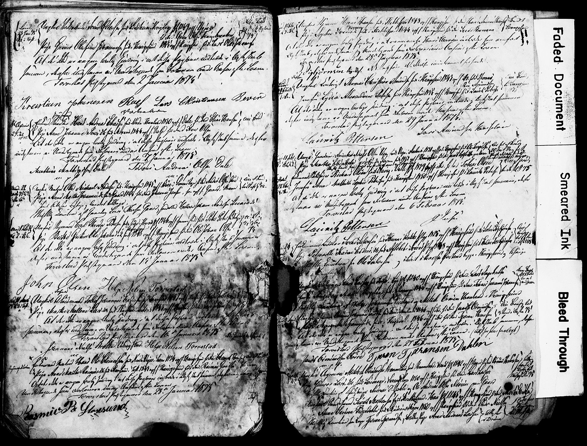 Torvastad sokneprestkontor, AV/SAST-A -101857/I/Ie/L0001: Banns register no. X 1A, 1852-1875