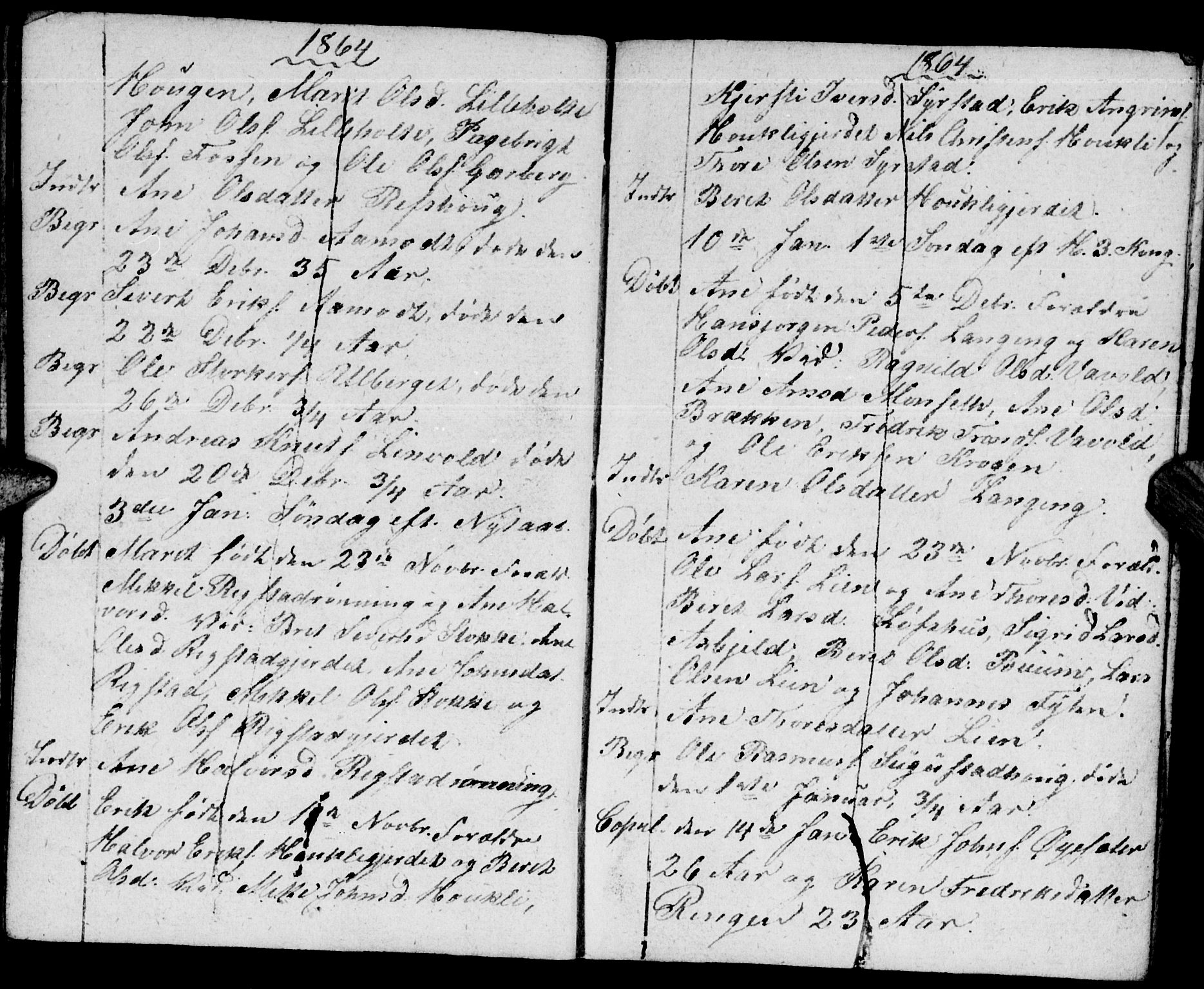 Meldal sokneprestkontor, AV/SAT-A-1123/1/I/I1/I1f/L0008: Parish register draft no. 672I1F, 1827-1866