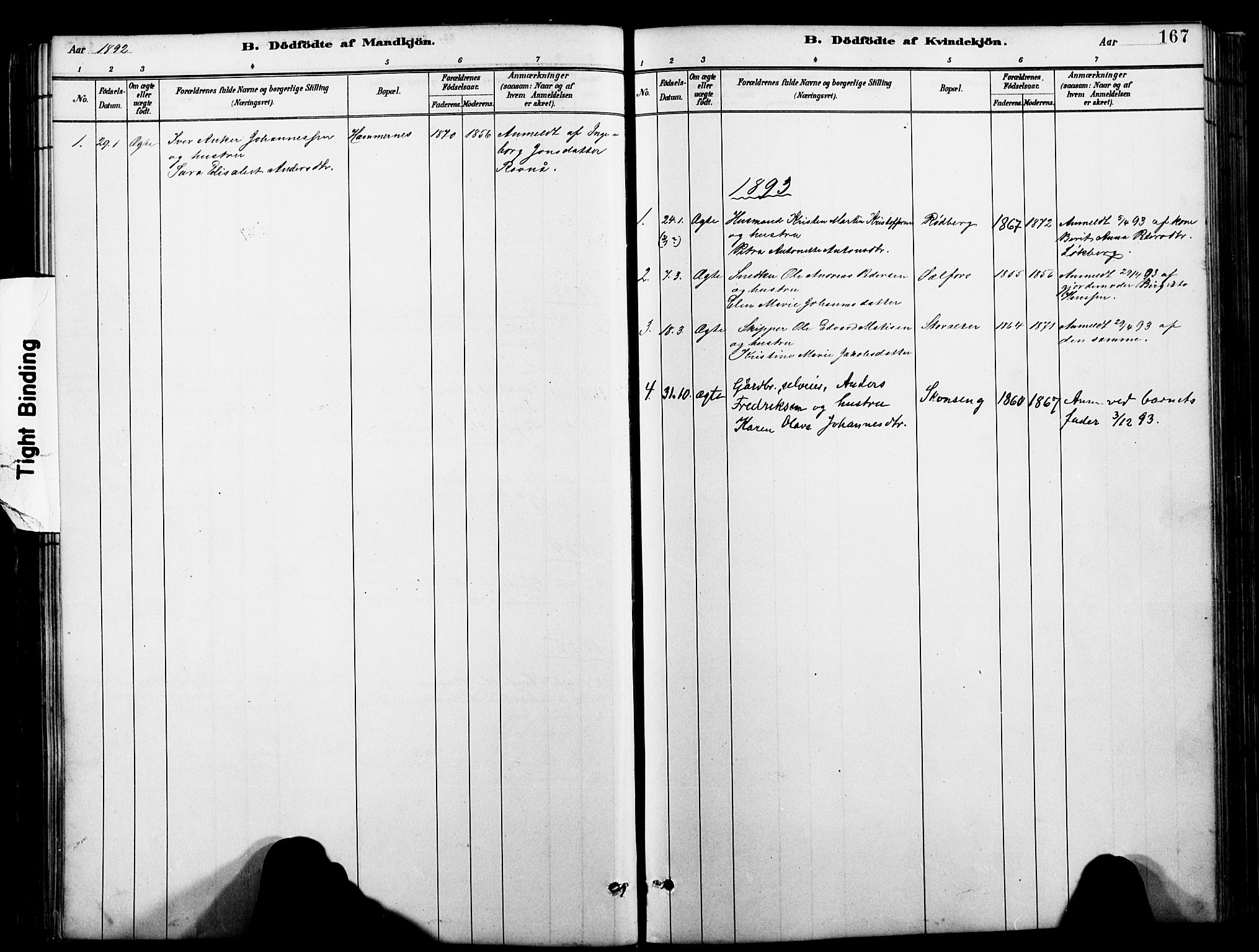 Ministerialprotokoller, klokkerbøker og fødselsregistre - Nordland, AV/SAT-A-1459/827/L0421: Parish register (copy) no. 827C10, 1887-1906, p. 167