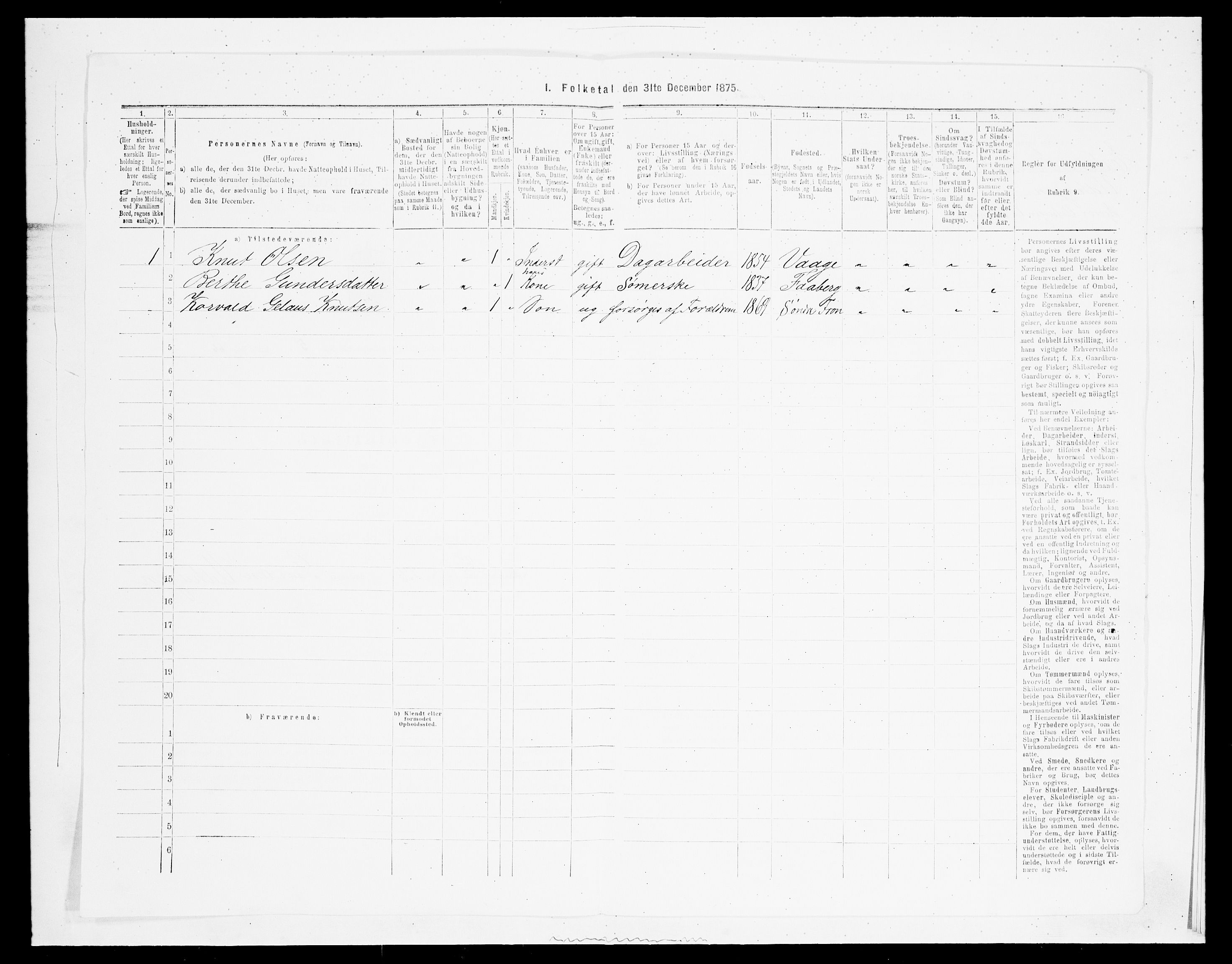 SAH, 1875 census for 0519P Sør-Fron, 1875, p. 834