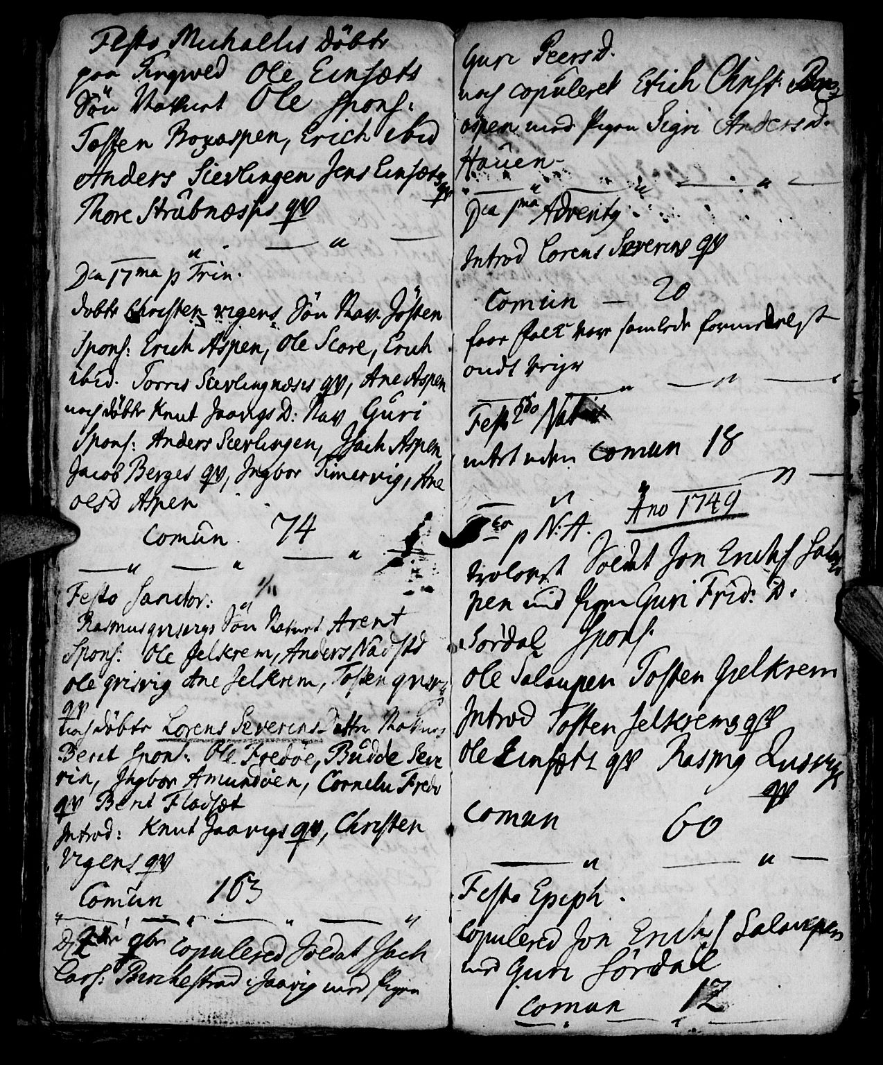 Ministerialprotokoller, klokkerbøker og fødselsregistre - Møre og Romsdal, AV/SAT-A-1454/573/L0871: Parish register (official) no. 573A01, 1732-1754