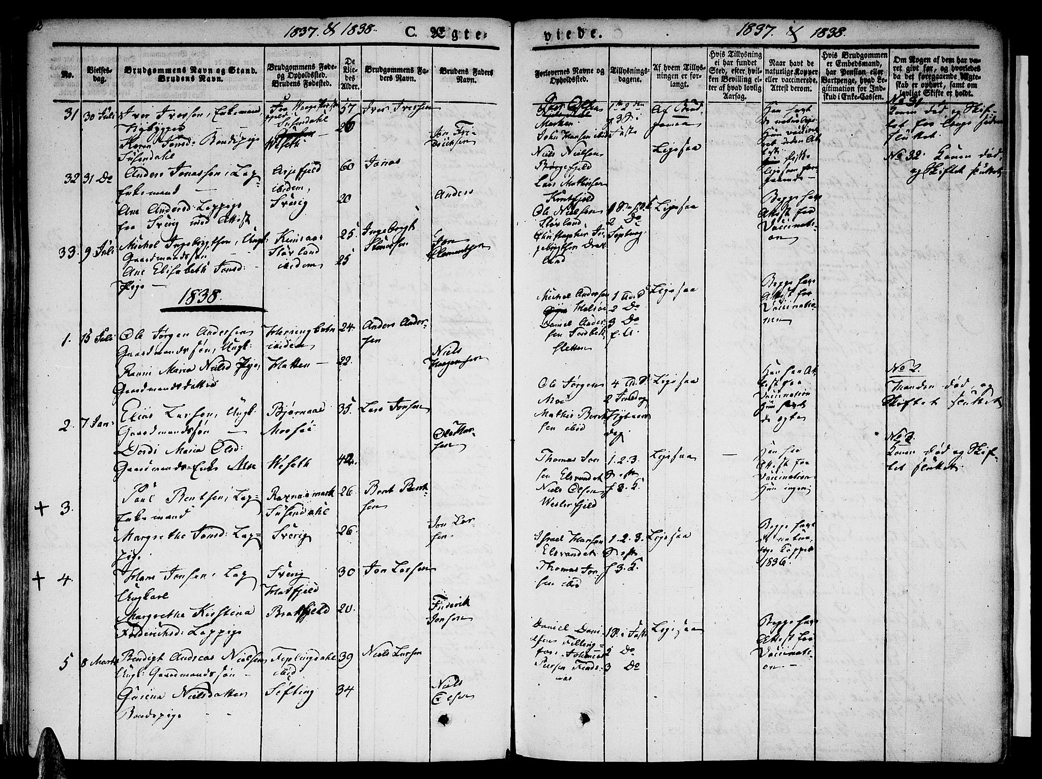 Ministerialprotokoller, klokkerbøker og fødselsregistre - Nordland, SAT/A-1459/820/L0290: Parish register (official) no. 820A11, 1826-1845, p. 412