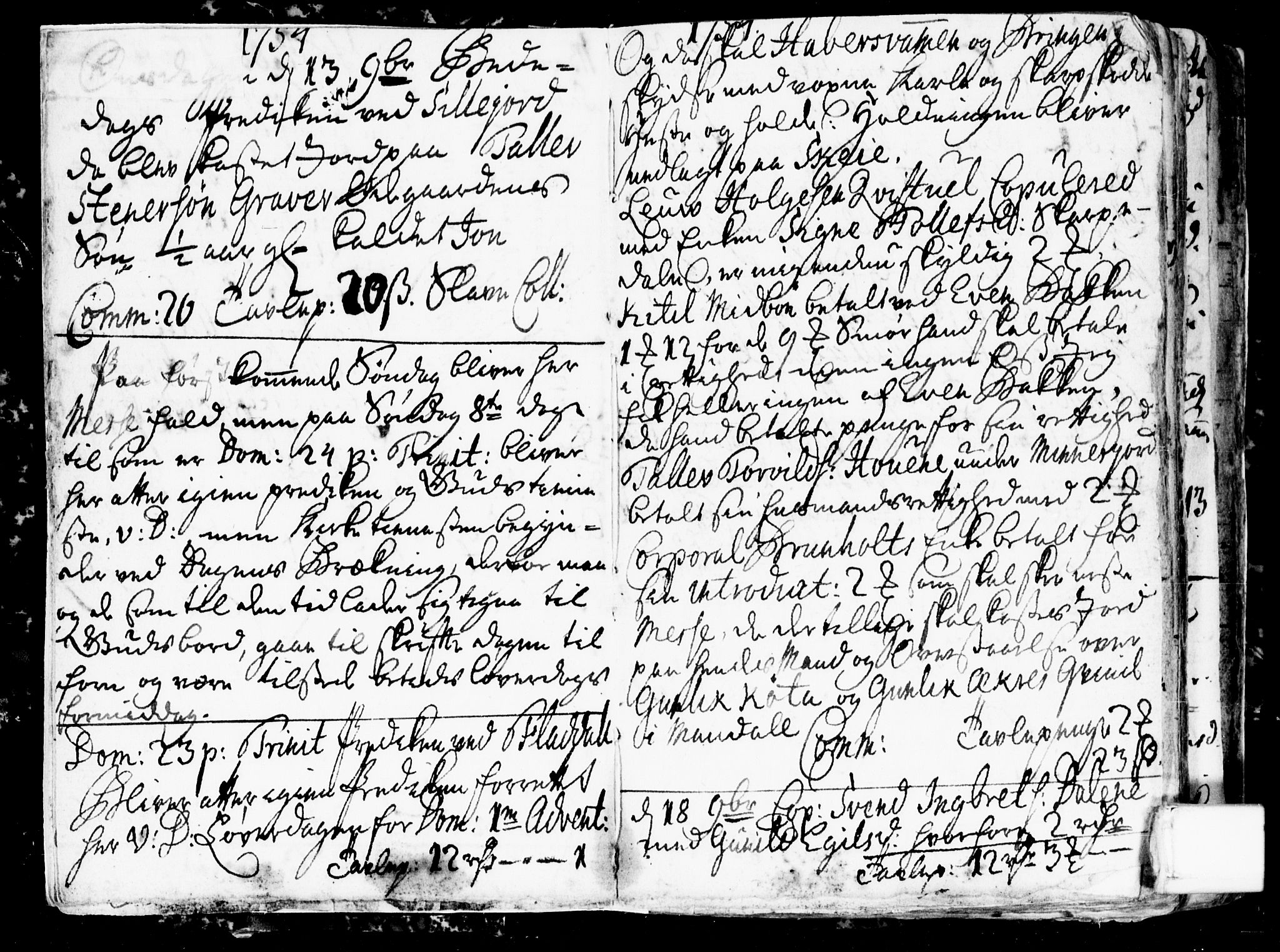 Seljord kirkebøker, SAKO/A-20/G/Gb/L0001: Parish register (copy) no. II 1, 1754-1790, p. 3-4