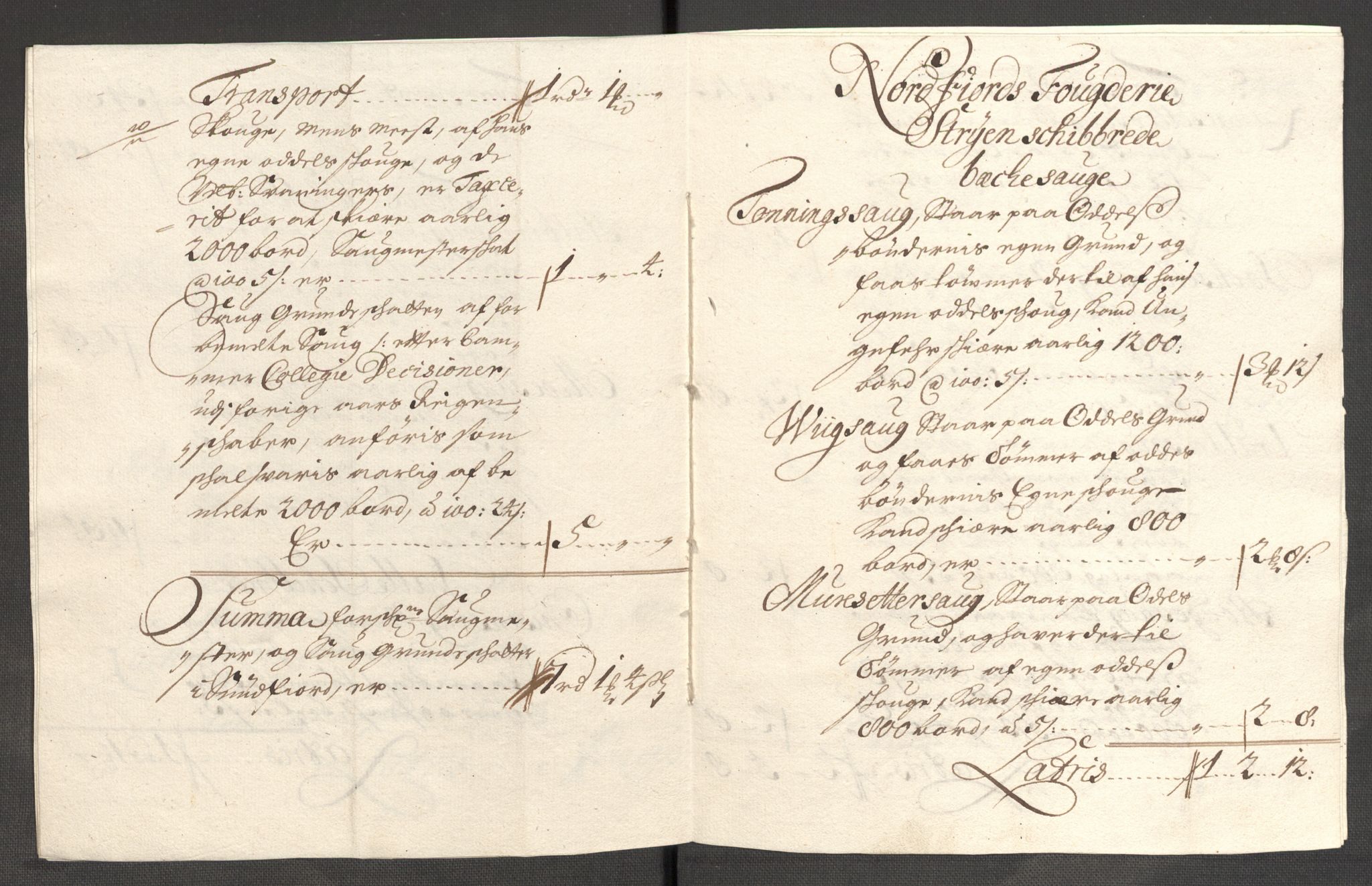 Rentekammeret inntil 1814, Reviderte regnskaper, Fogderegnskap, AV/RA-EA-4092/R53/L3428: Fogderegnskap Sunn- og Nordfjord, 1704, p. 119