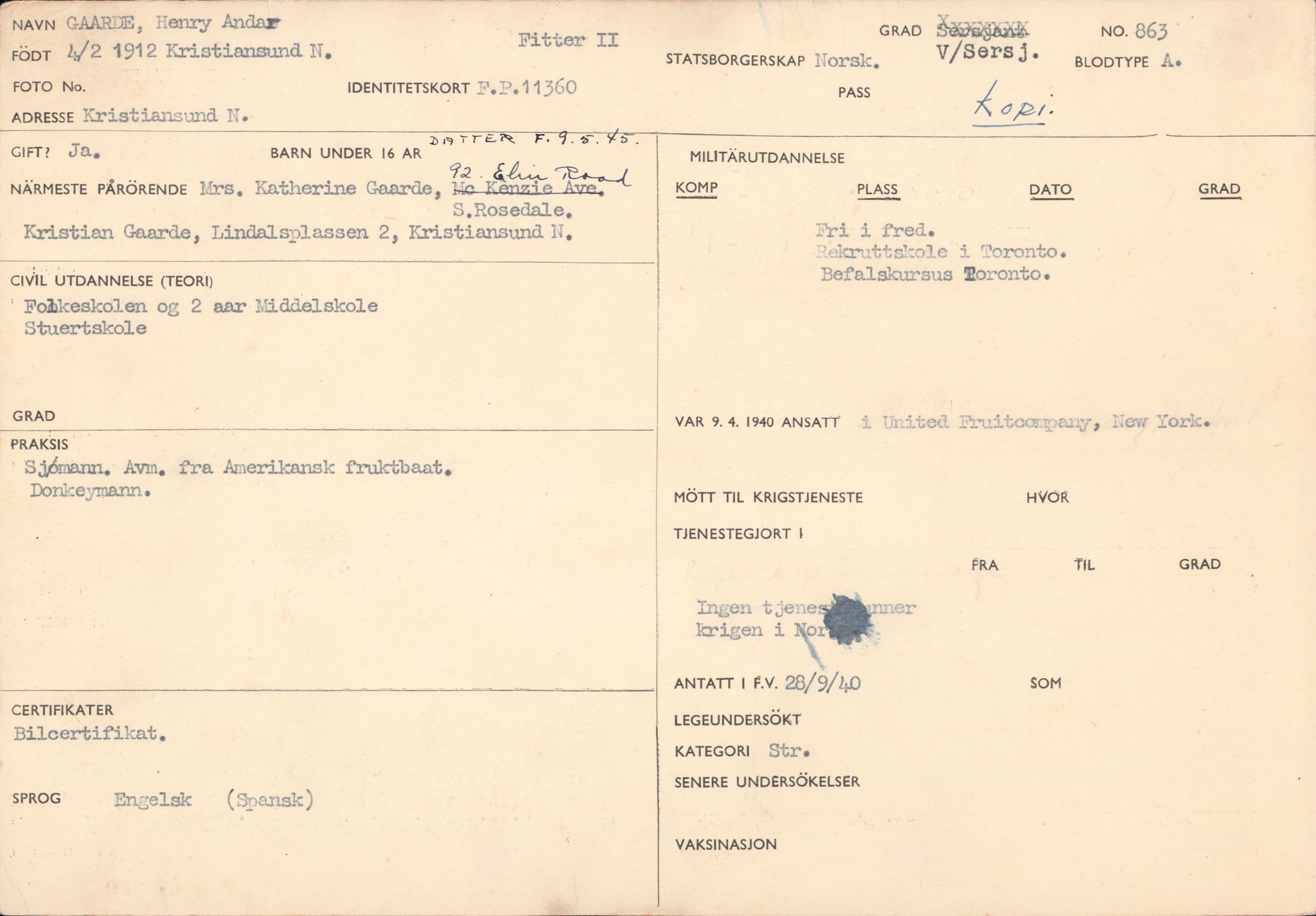 Forsvaret, Rygge hovedflystasjon, AV/RA-RAFA-2298/P/Pd/L0026: Annerløv, Gustav - Musæus, Carl Fredrik - f. 1912, 1912, p. 115