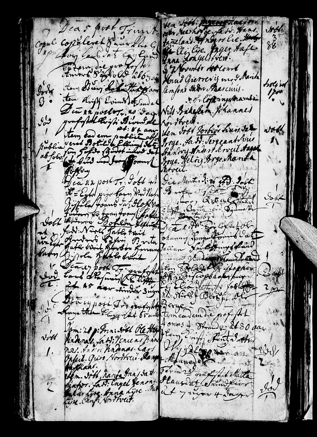 Os sokneprestembete, AV/SAB-A-99929: Parish register (official) no. A 5, 1669-1760, p. 88