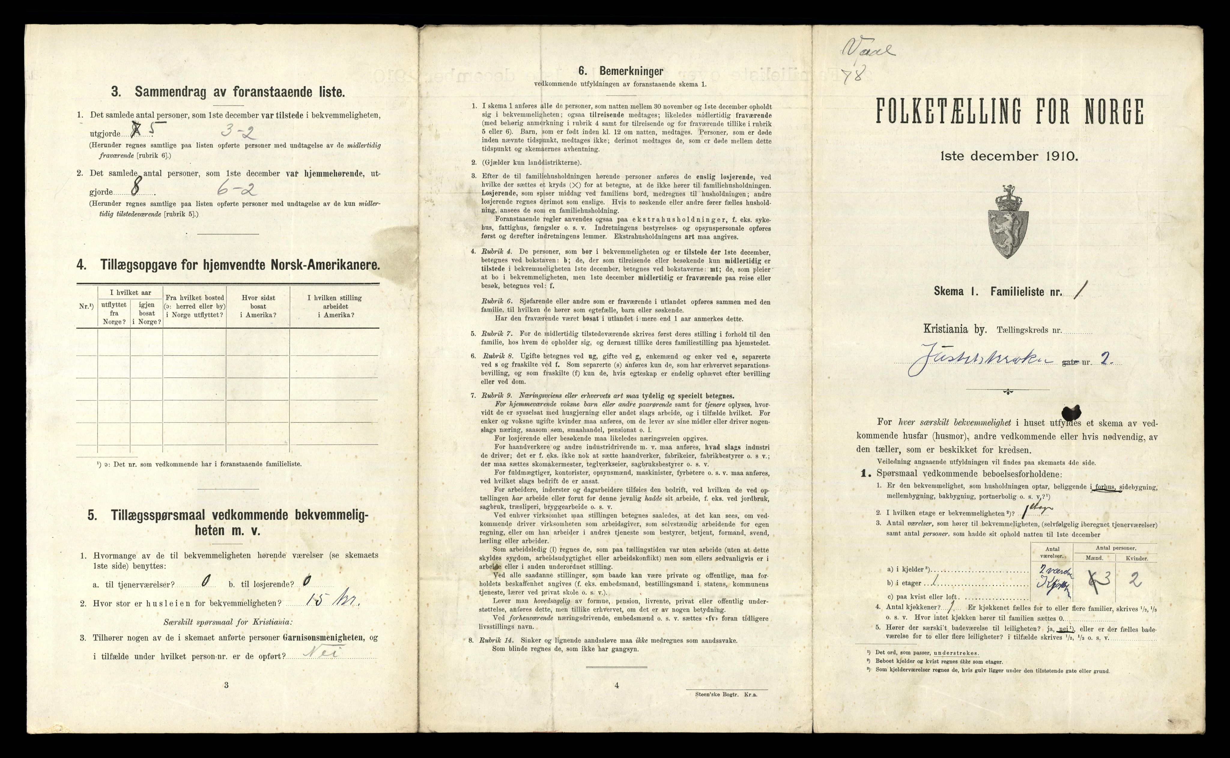 RA, 1910 census for Kristiania, 1910, p. 46561