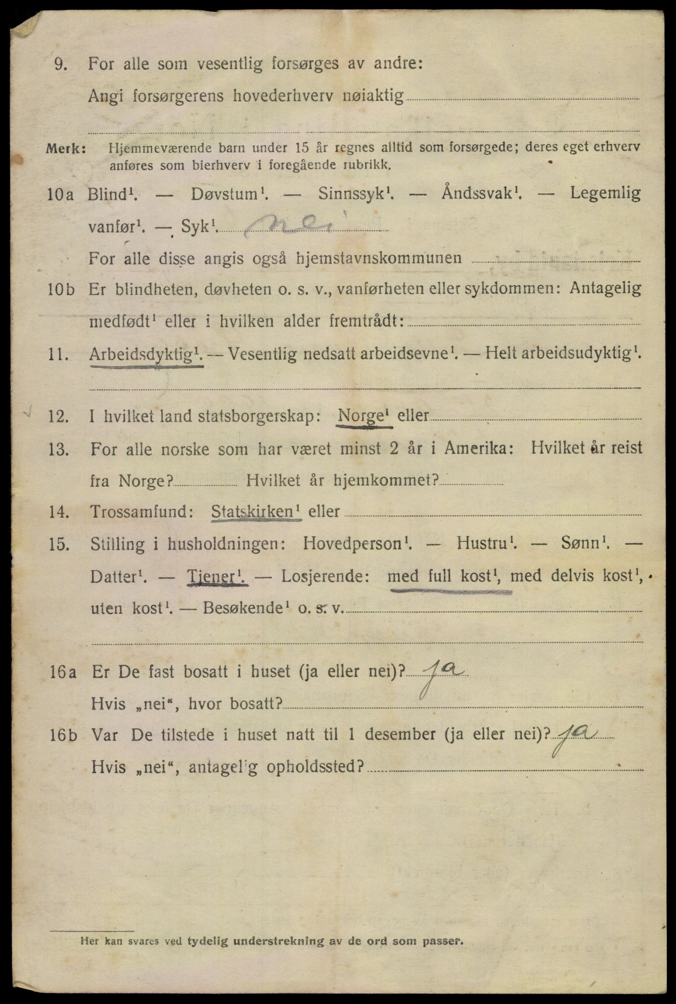 SAO, 1920 census for Kristiania, 1920, p. 461118