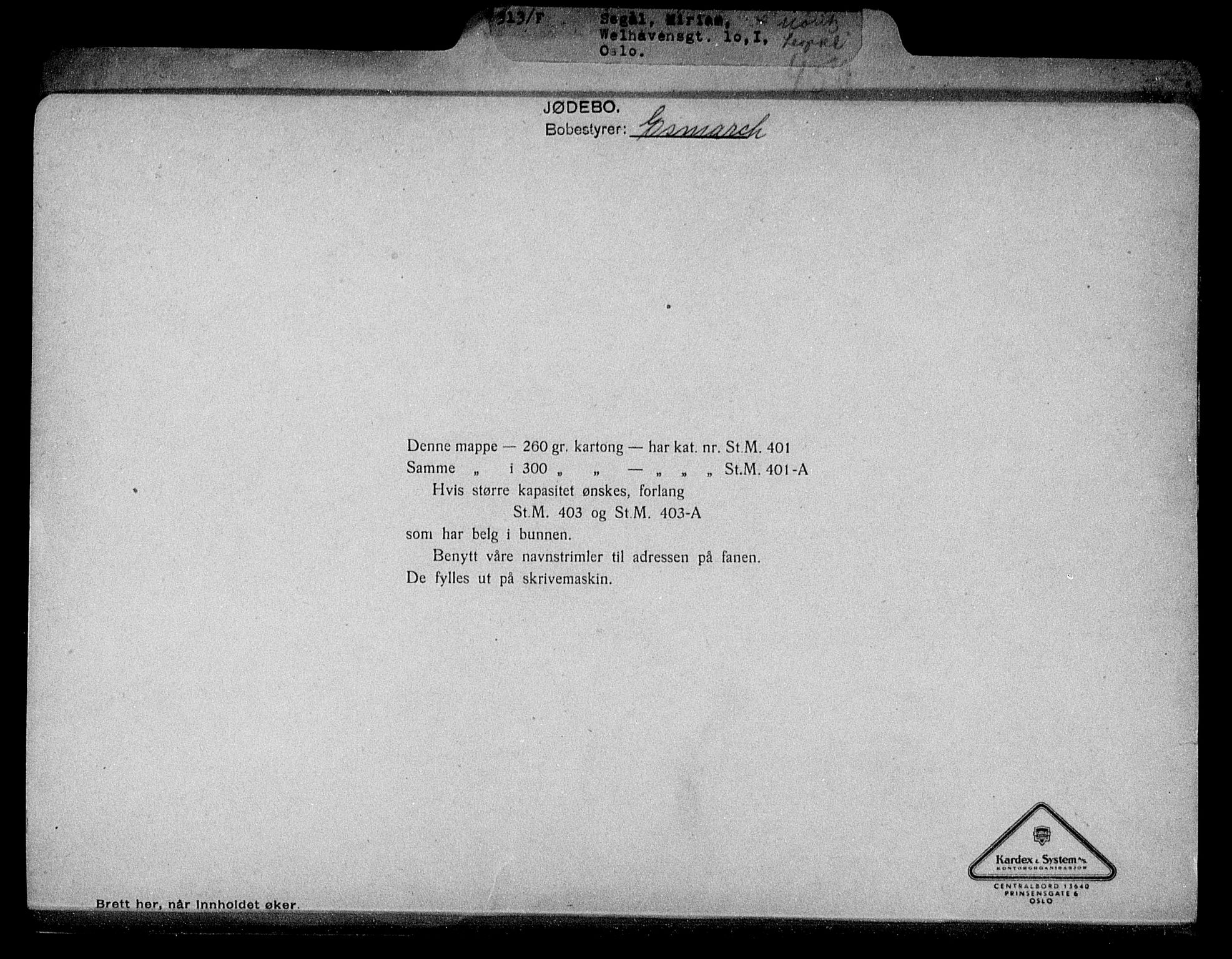 Justisdepartementet, Tilbakeføringskontoret for inndratte formuer, AV/RA-S-1564/H/Hc/Hcc/L0979: --, 1945-1947, p. 542