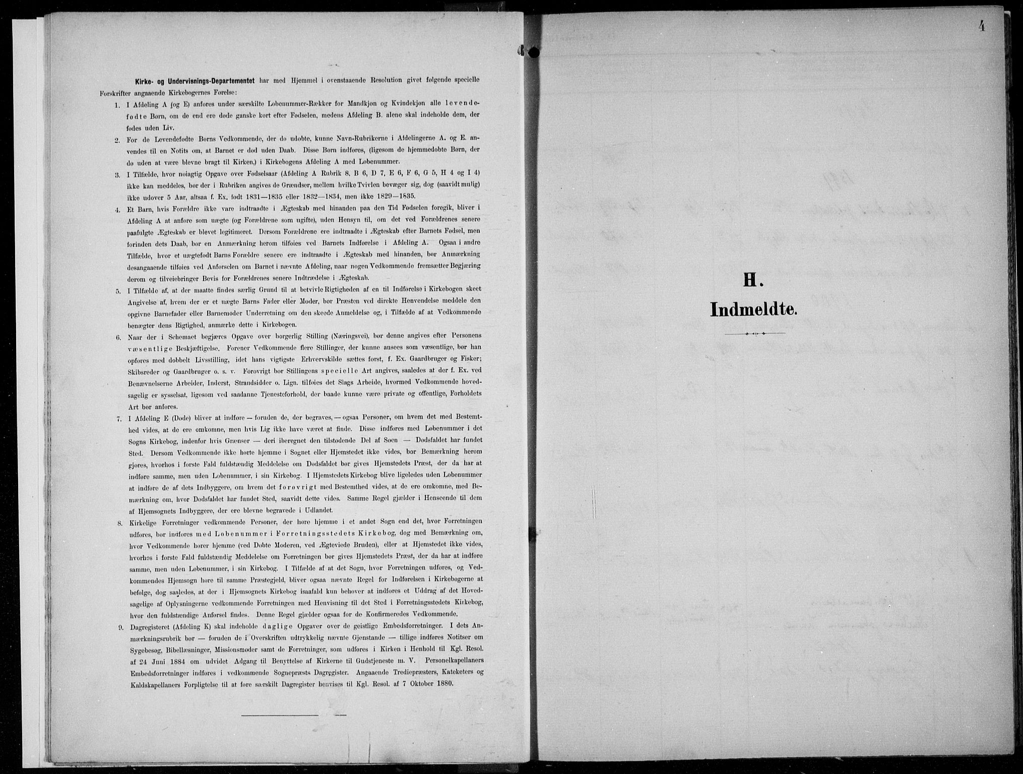 Voss sokneprestembete, SAB/A-79001/H/Haa: Parish register (official) no. F  1, 1898-1926, p. 4