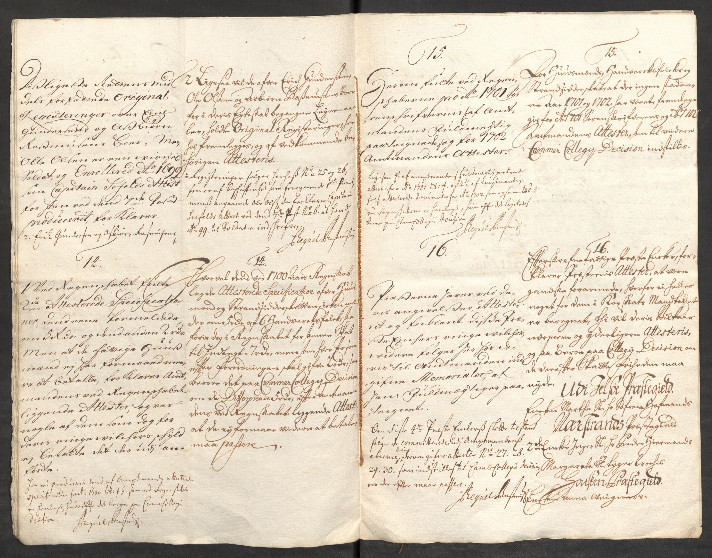 Rentekammeret inntil 1814, Reviderte regnskaper, Fogderegnskap, RA/EA-4092/R47/L2858: Fogderegnskap Ryfylke, 1697-1700, p. 443