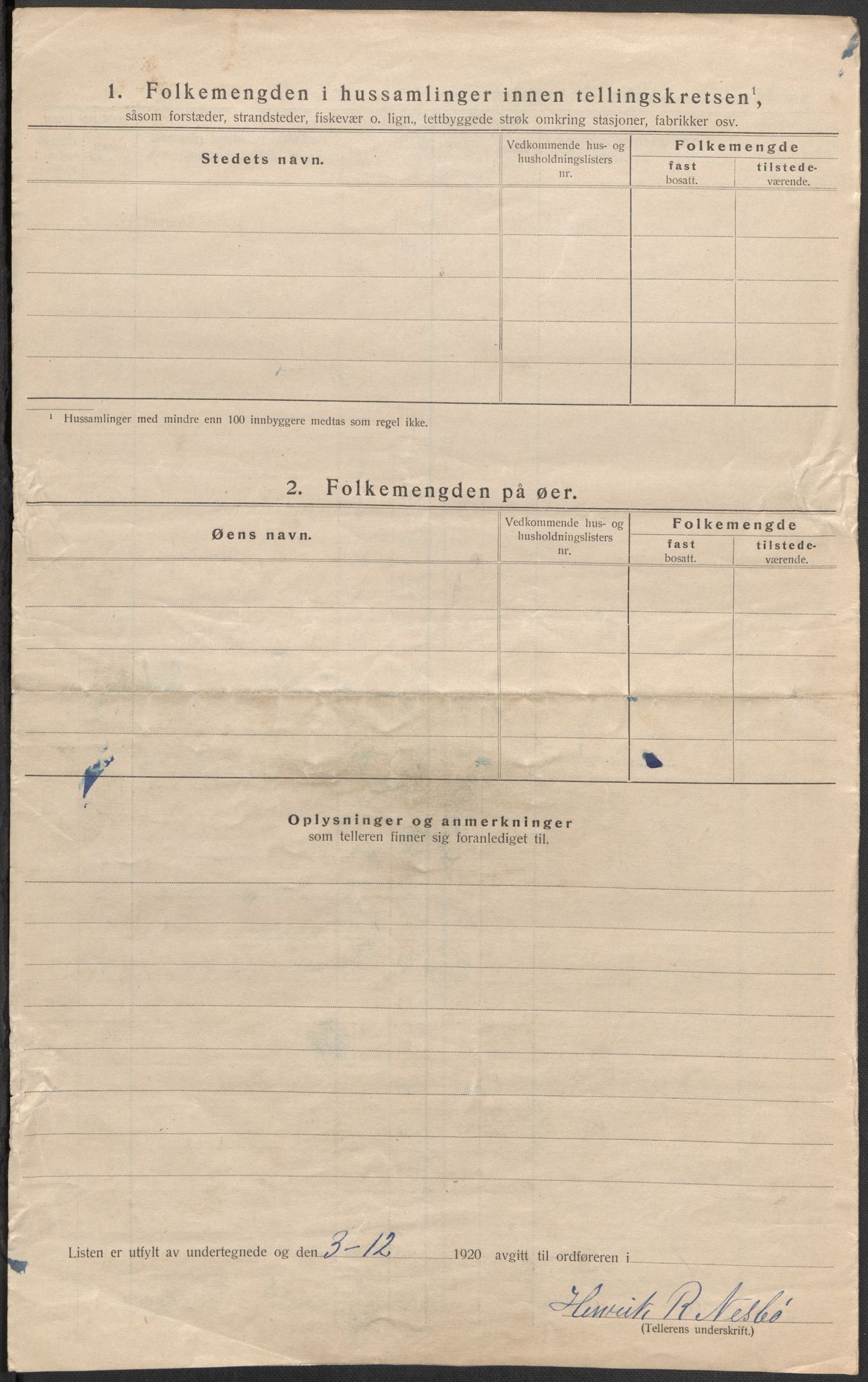 SAB, 1920 census for Bremanger, 1920, p. 38