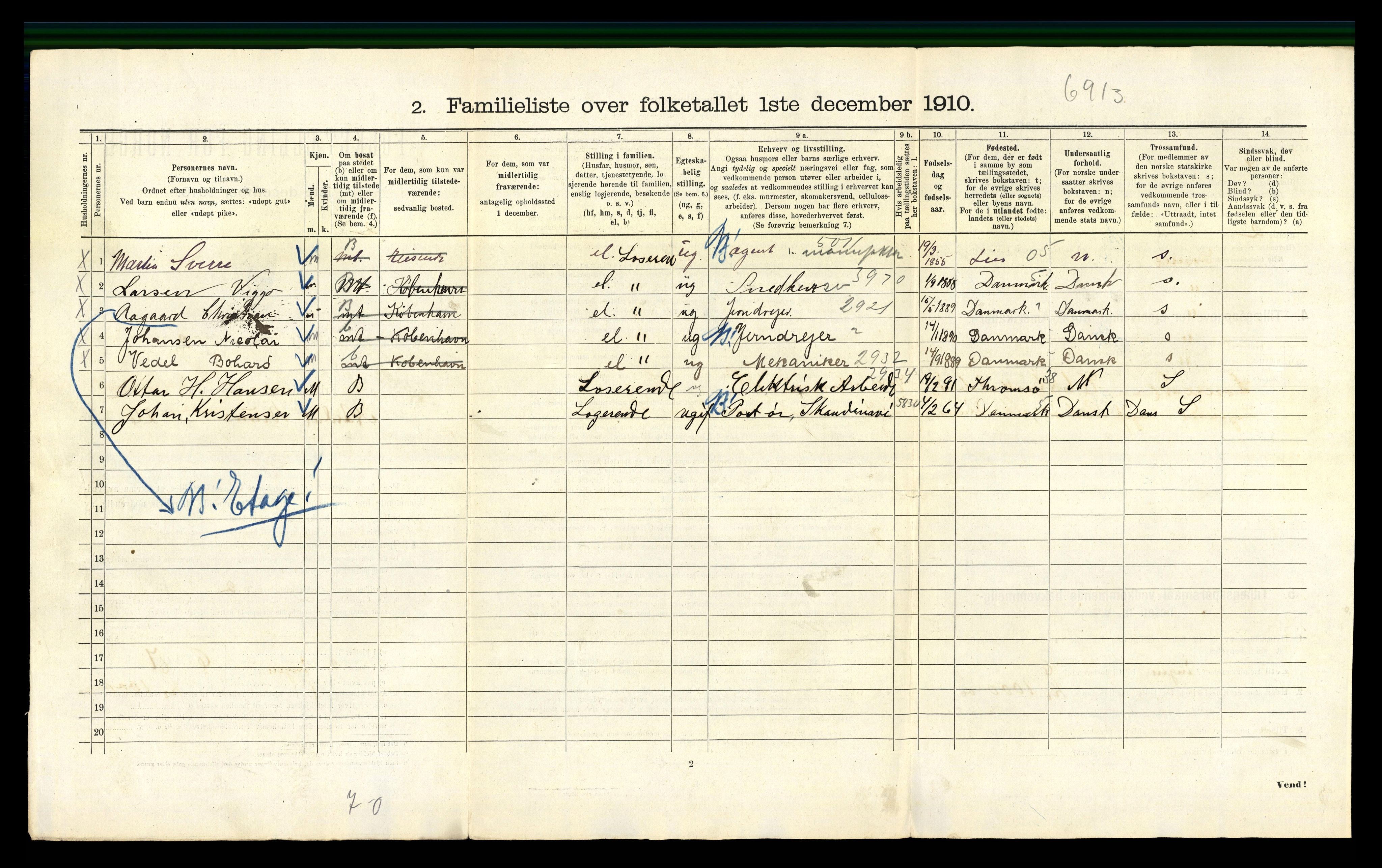 RA, 1910 census for Kristiania, 1910, p. 70568