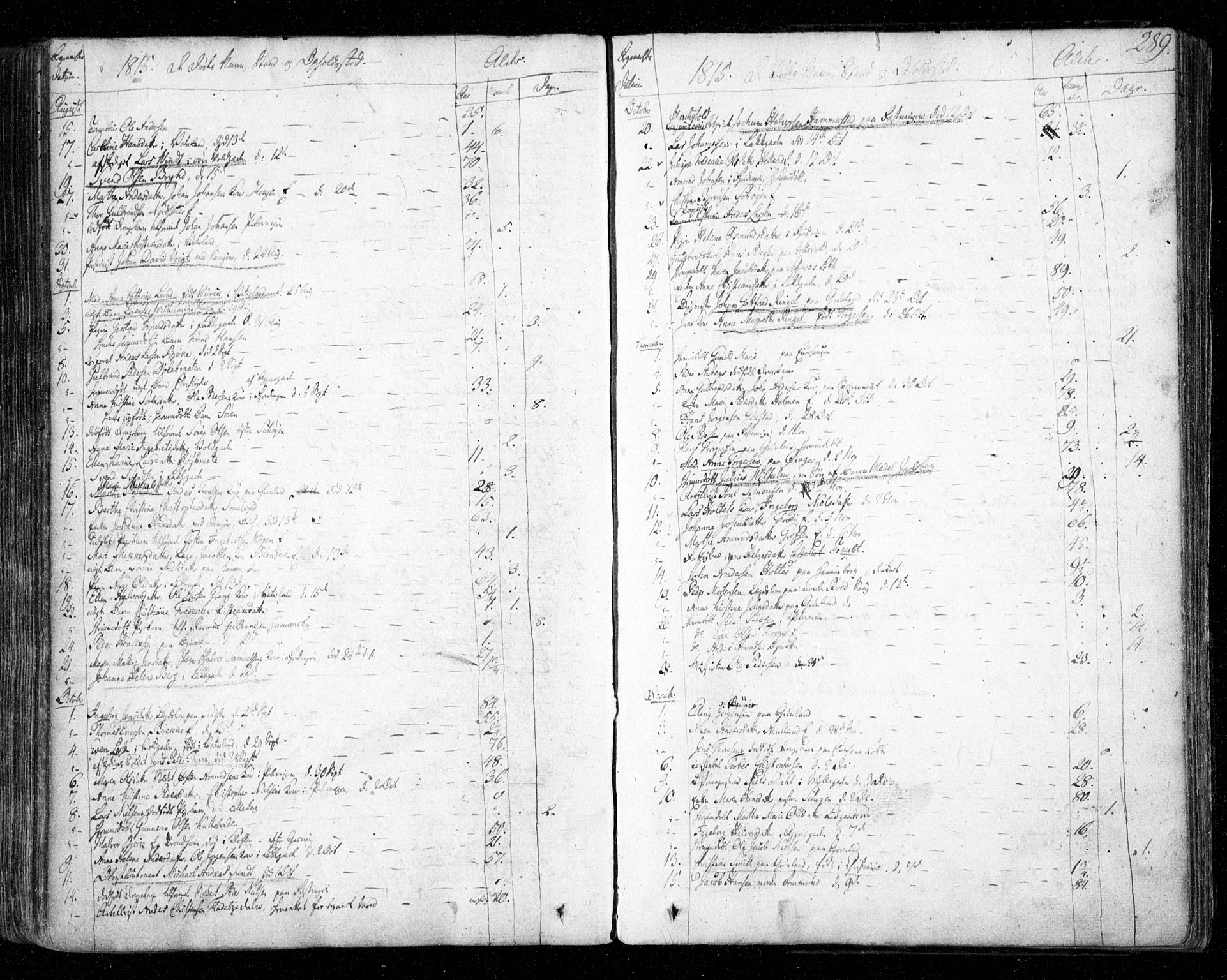 Aker prestekontor kirkebøker, AV/SAO-A-10861/F/L0011: Parish register (official) no. 11, 1810-1819, p. 289