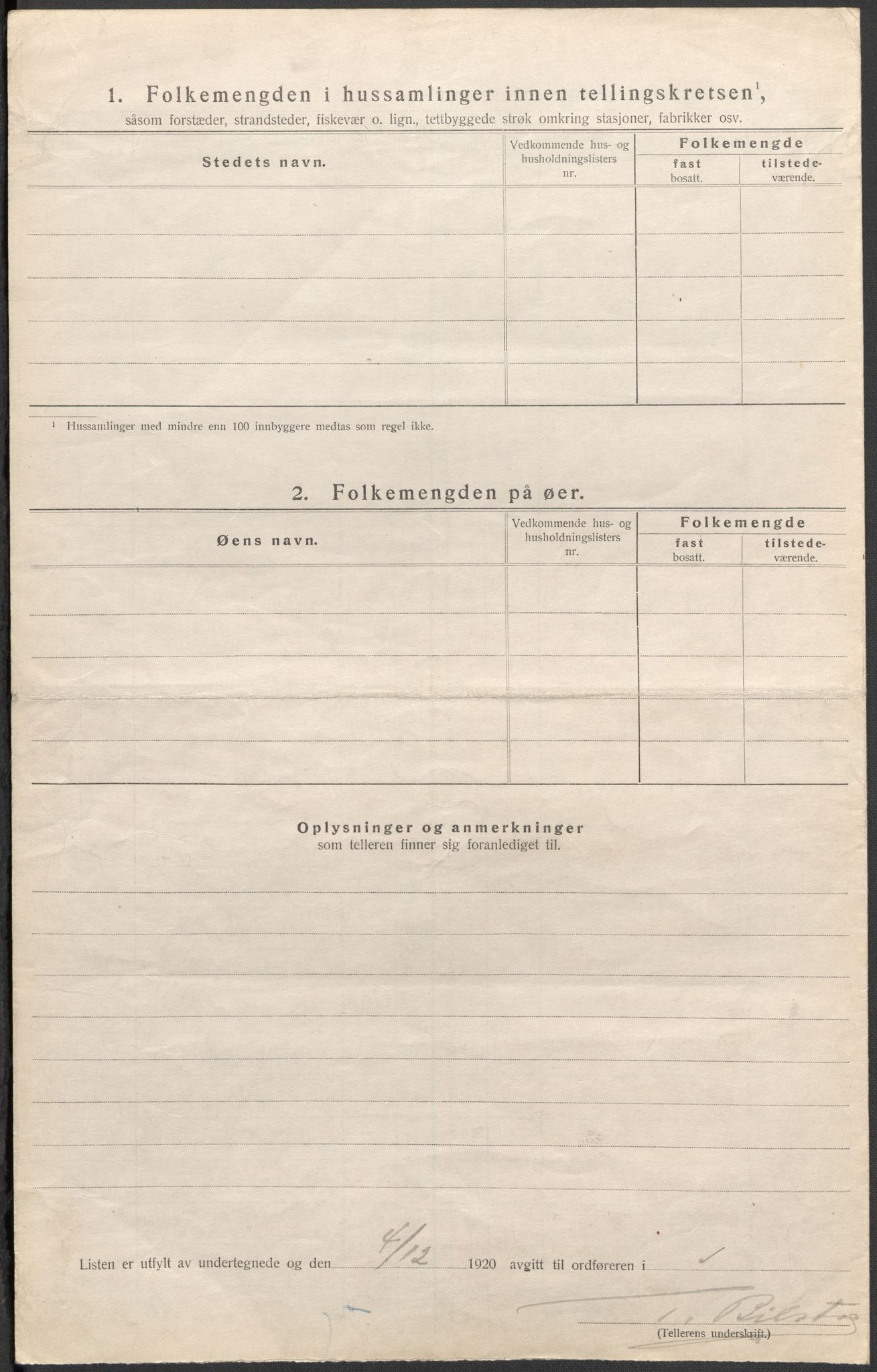 SAKO, 1920 census for Tinn, 1920, p. 31