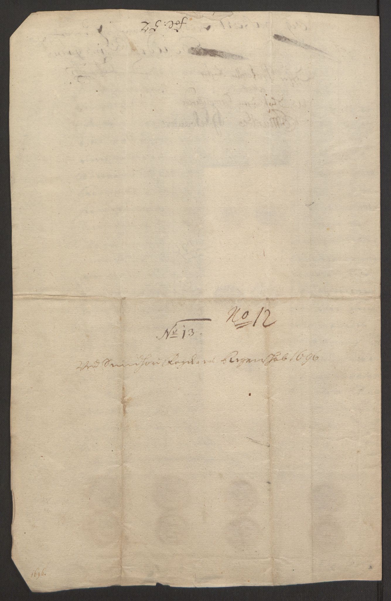 Rentekammeret inntil 1814, Reviderte regnskaper, Fogderegnskap, AV/RA-EA-4092/R48/L2976: Fogderegnskap Sunnhordland og Hardanger, 1695-1696, p. 418