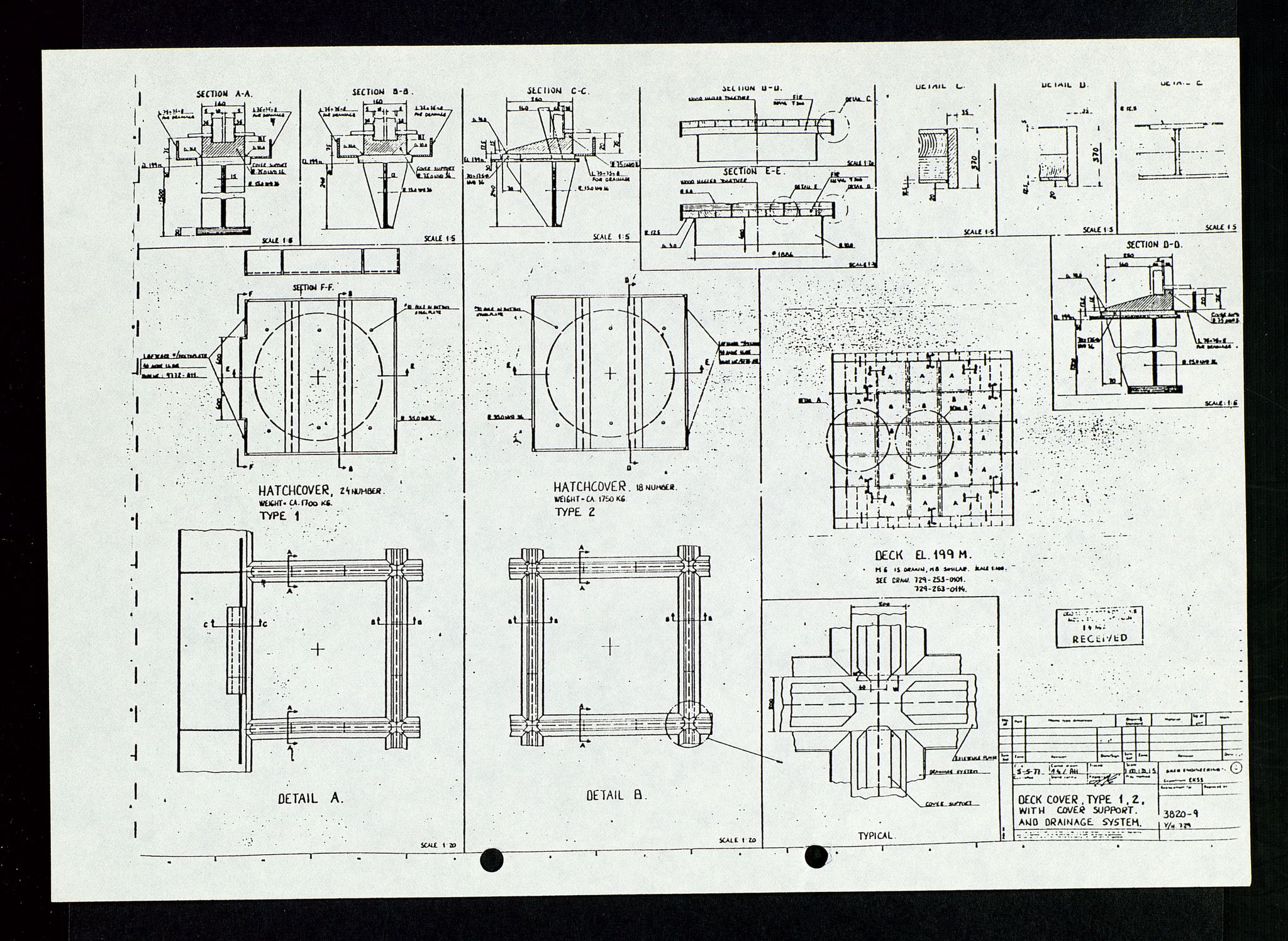 Pa 1339 - Statoil ASA, AV/SAST-A-101656/0001/D/Dm/L0348: Gravitasjonsplattform betong, 1975-1978, p. 287