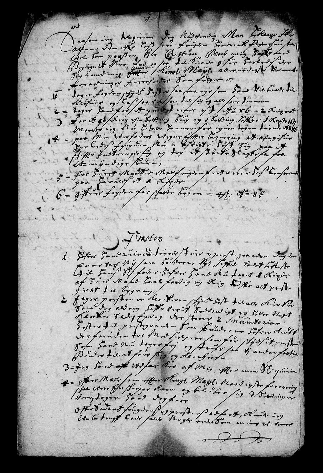 Stattholderembetet 1572-1771, RA/EA-2870/Af/L0001: Avskrifter av vedlegg til originale supplikker, nummerert i samsvar med supplikkbøkene, 1683-1687, p. 137