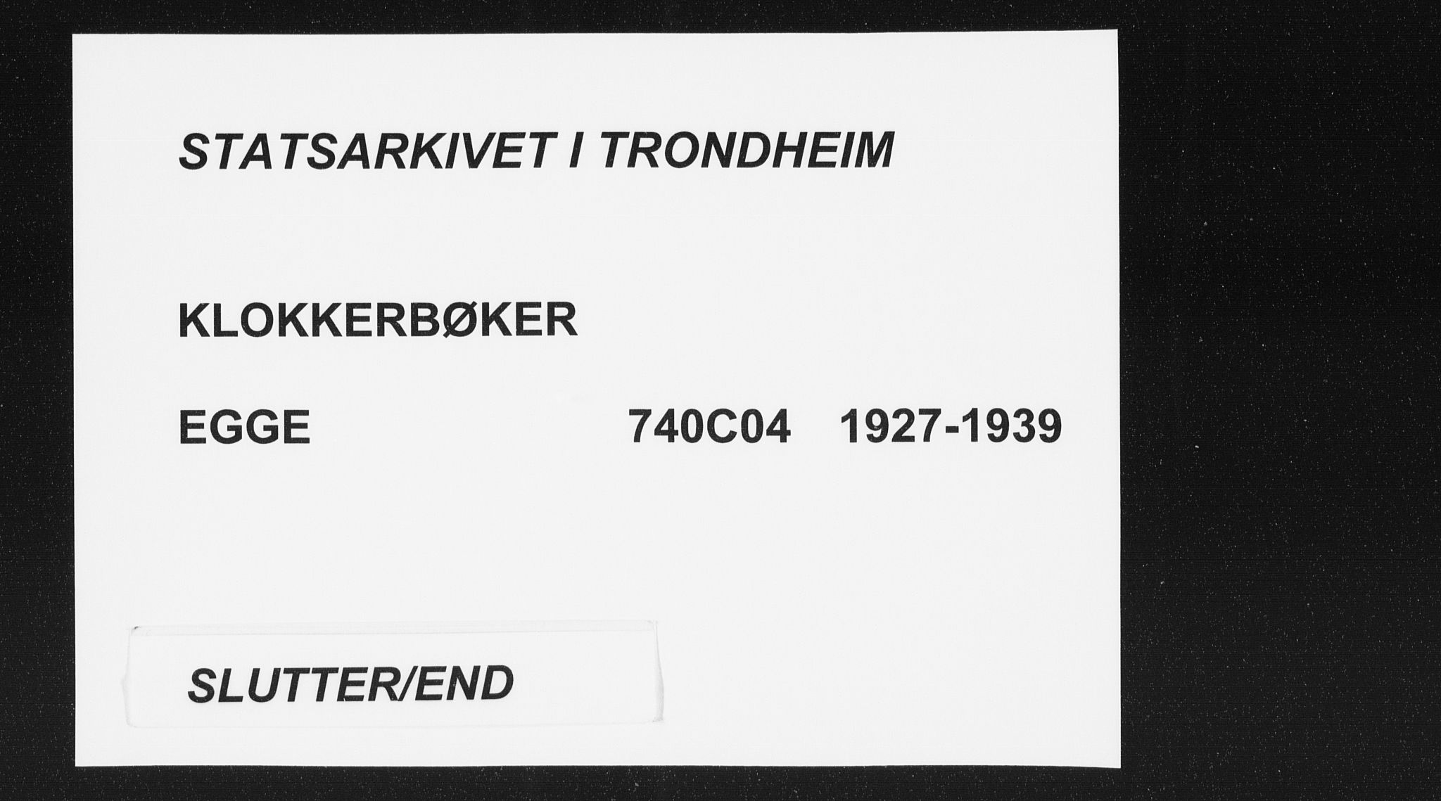 Ministerialprotokoller, klokkerbøker og fødselsregistre - Nord-Trøndelag, SAT/A-1458/740/L0383: Parish register (copy) no. 740C04, 1927-1939