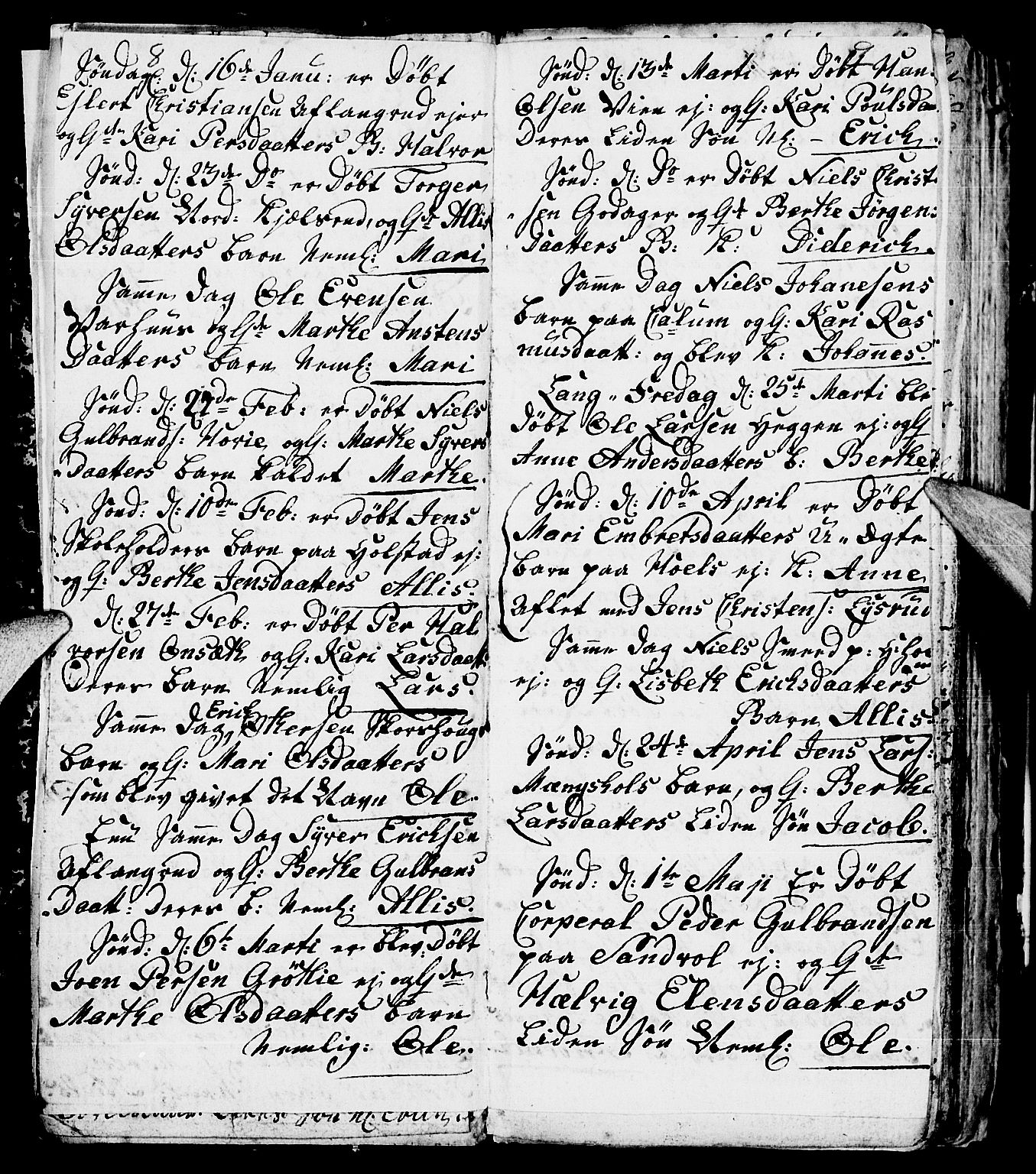 Nes prestekontor, Hedmark, AV/SAH-PREST-020/L/La/L0002: Parish register (copy) no. 2, 1785-1813, p. 8-9