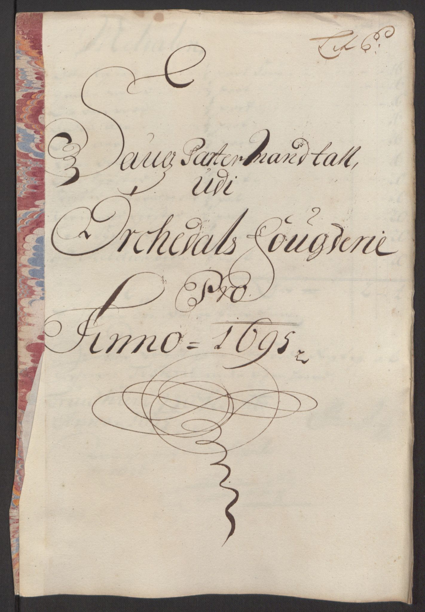 Rentekammeret inntil 1814, Reviderte regnskaper, Fogderegnskap, RA/EA-4092/R60/L3945: Fogderegnskap Orkdal og Gauldal, 1695, p. 142