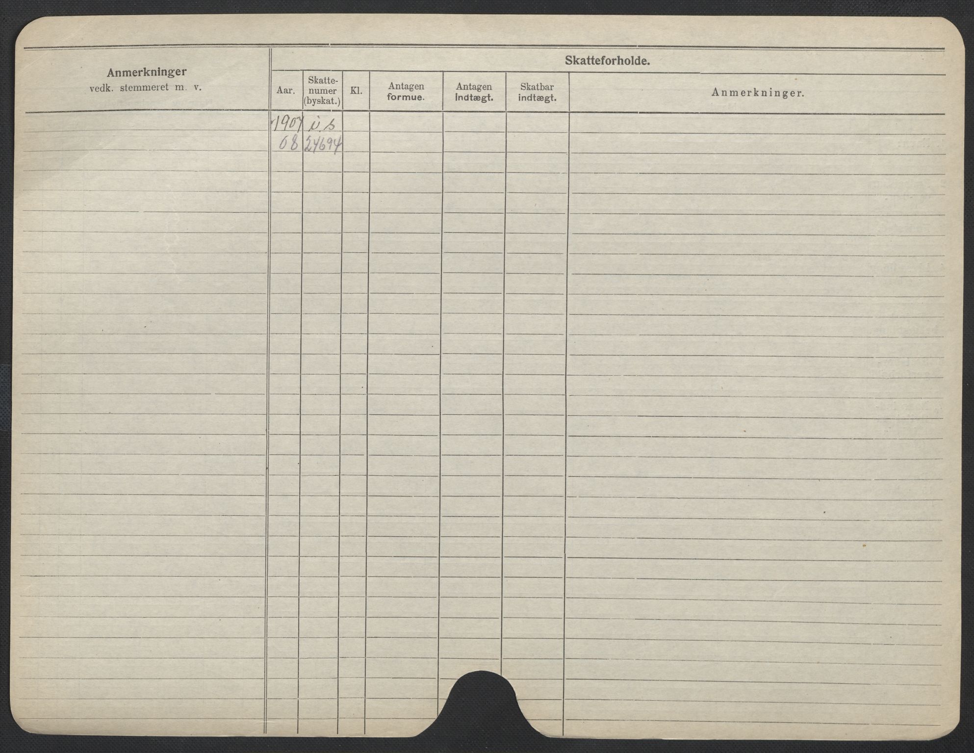 Oslo folkeregister, Registerkort, AV/SAO-A-11715/F/Fa/Fac/L0013: Kvinner, 1906-1914, p. 550b