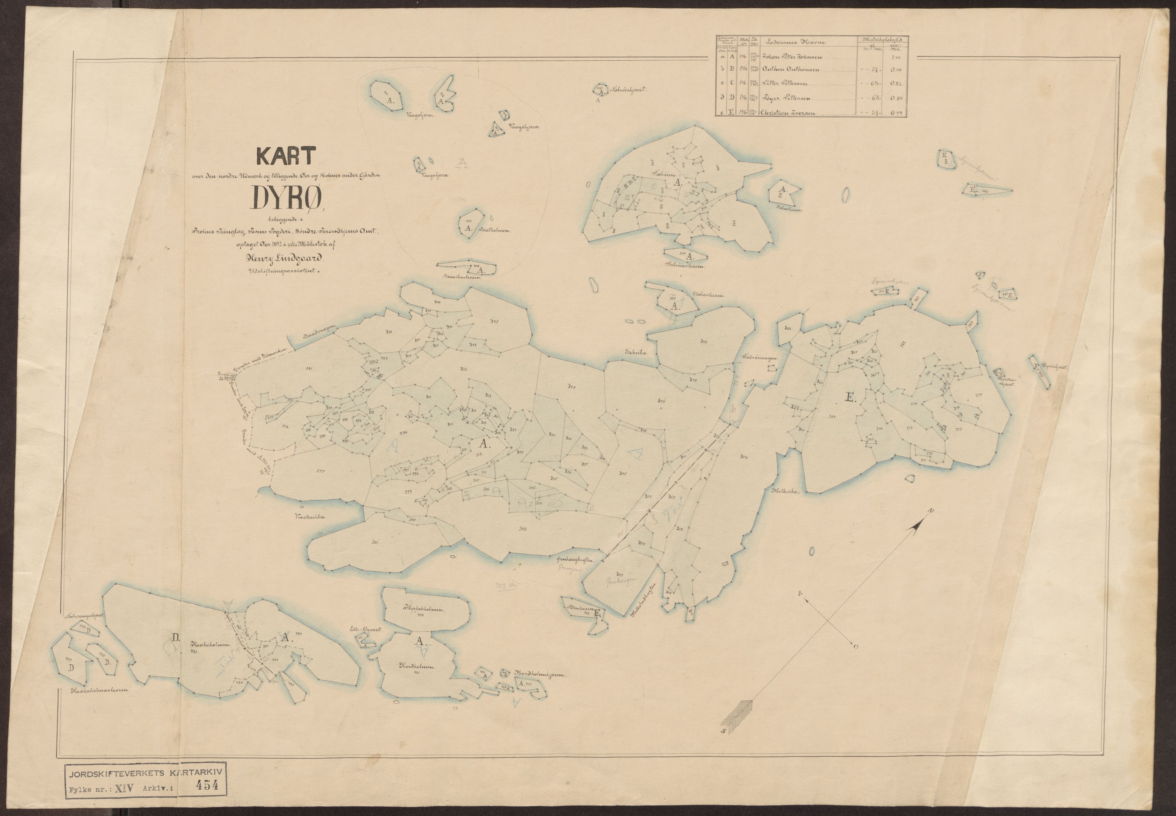 Jordskifteverkets kartarkiv, RA/S-3929/T, 1859-1988, p. 607