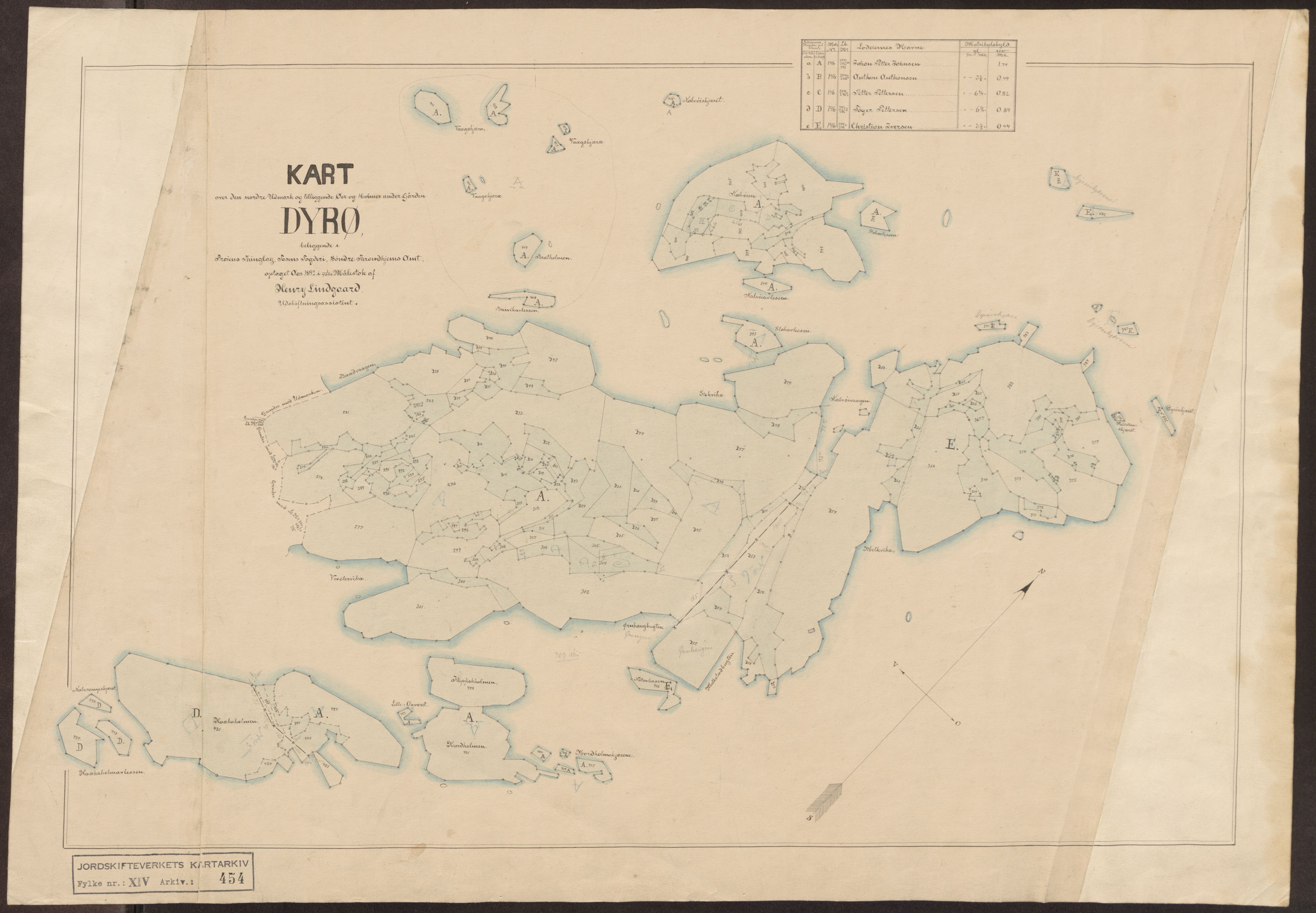 Jordskifteverkets kartarkiv, AV/RA-S-3929/T, 1859-1988, p. 607