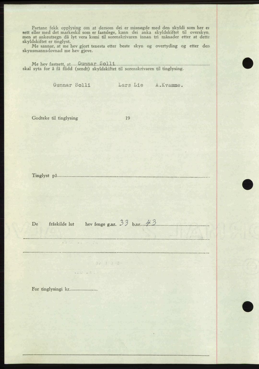 Romsdal sorenskriveri, AV/SAT-A-4149/1/2/2C: Mortgage book no. A20, 1946-1946, Diary no: : 1544/1946