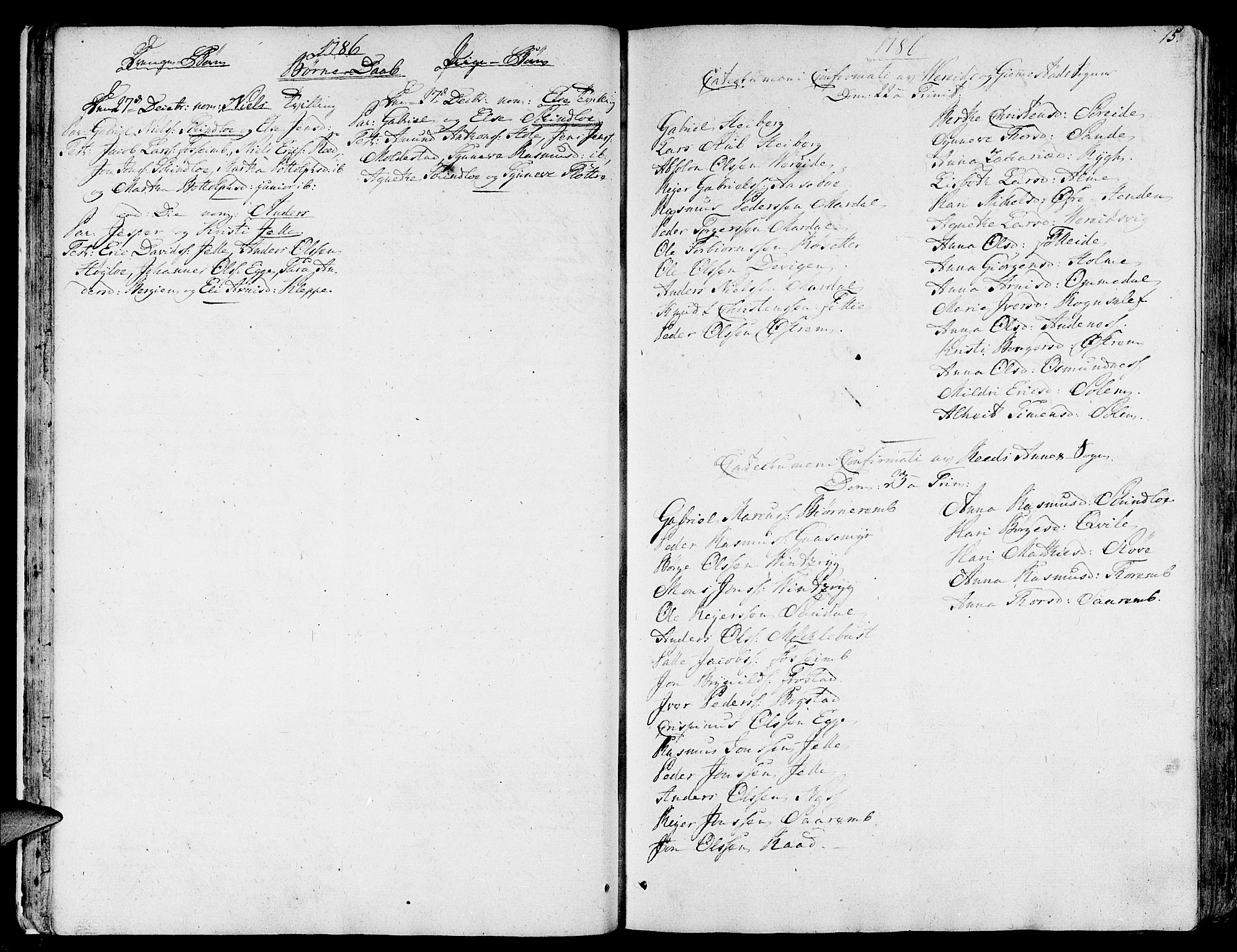 Gloppen sokneprestembete, AV/SAB-A-80101/H/Haa/Haaa/L0005: Parish register (official) no. A 5, 1785-1815, p. 15