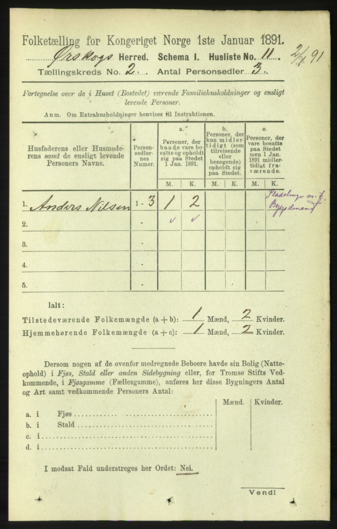 RA, 1891 census for 1527 Ørskog, 1891, p. 528