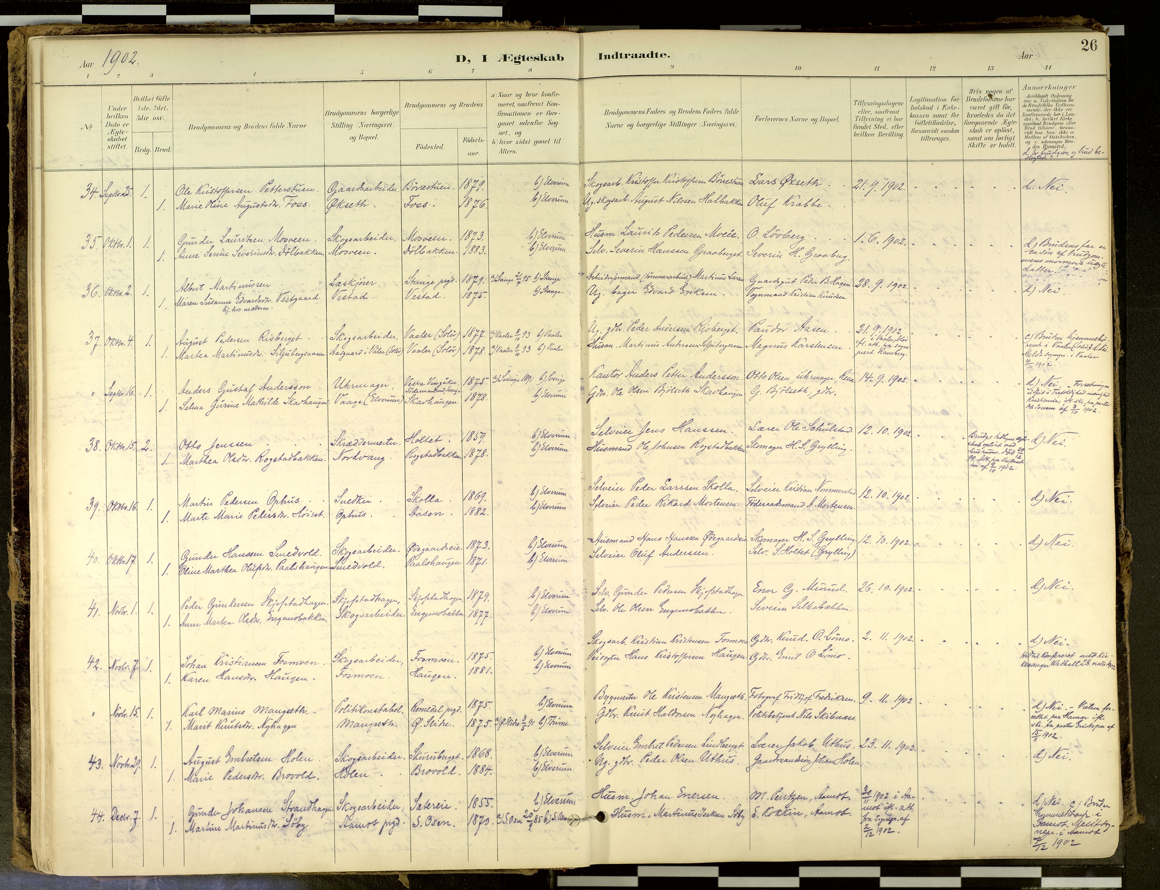 Elverum prestekontor, AV/SAH-PREST-044/H/Ha/Haa/L0018: Parish register (official) no. 18, 1894-1914, p. 26