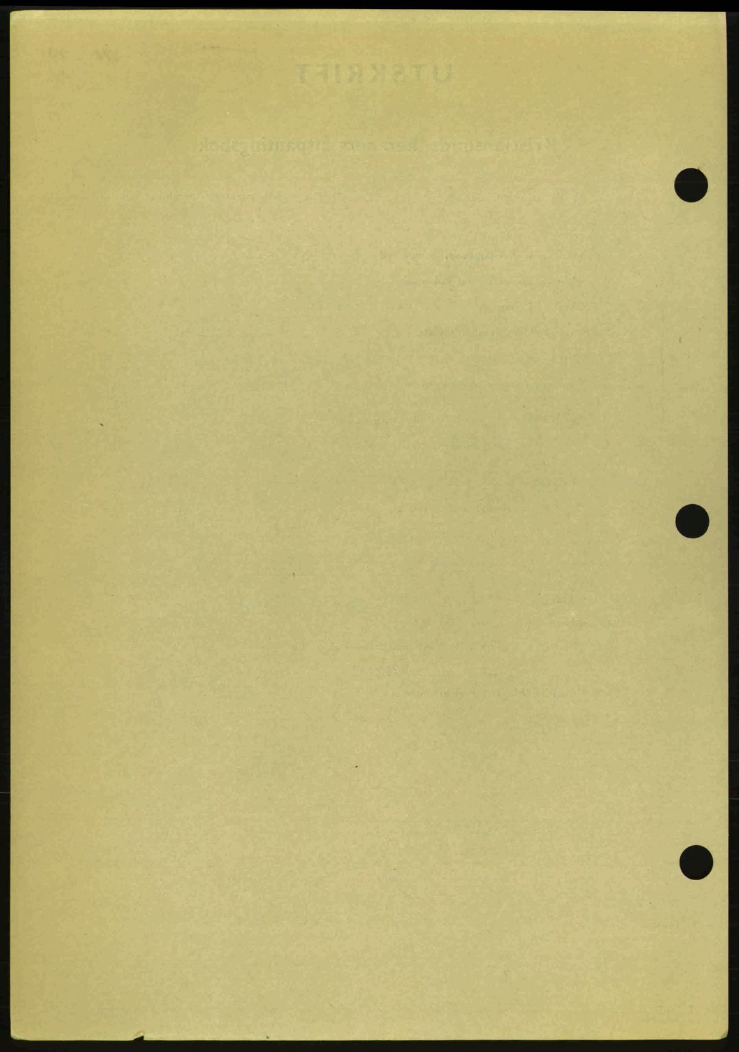 Kristiansund byfogd, SAT/A-4587/A/27: Mortgage book no. 36, 1942-1943, Diary no: : 488/1943