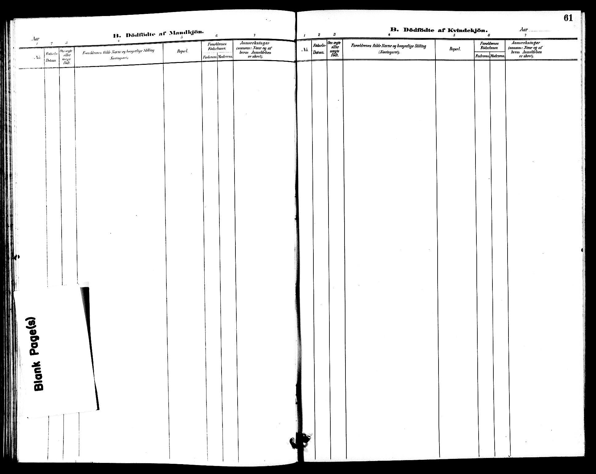 Ramnes kirkebøker, AV/SAKO-A-314/G/Ga/L0004: Parish register (copy) no. I 4, 1896-1911, p. 61