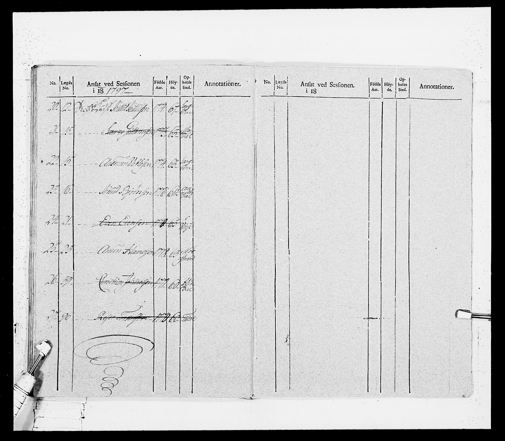 Generalitets- og kommissariatskollegiet, Det kongelige norske kommissariatskollegium, RA/EA-5420/E/Eh/L0114: Telemarkske nasjonale infanteriregiment, 1789-1802, p. 219