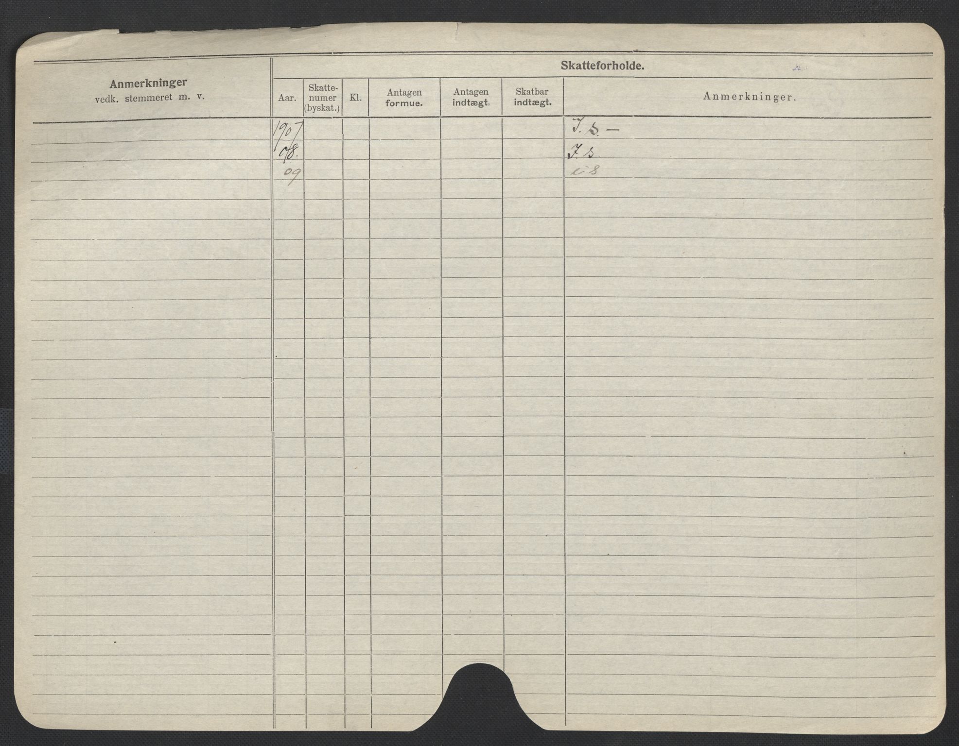 Oslo folkeregister, Registerkort, AV/SAO-A-11715/F/Fa/Fac/L0011: Menn, 1906-1914, p. 678b