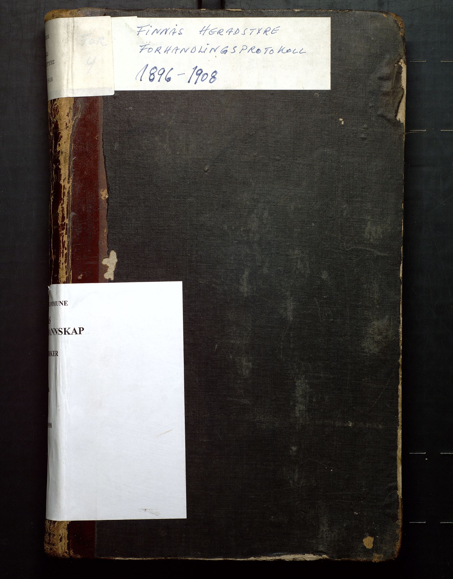 Finnaas kommune. Formannskapet, IKAH/1218a-021/A/Aa/L0003: Møtebok for formannskap, heradsstyre og soknestyre, 1896-1908