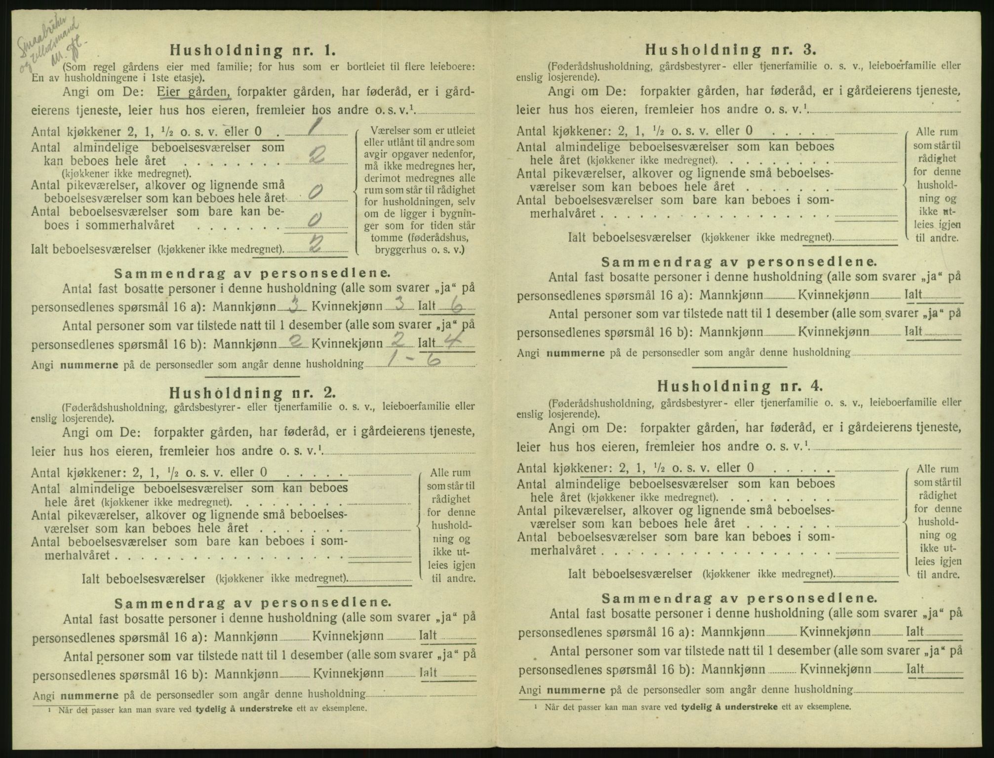 SAK, 1920 census for Gjøvdal, 1920, p. 45