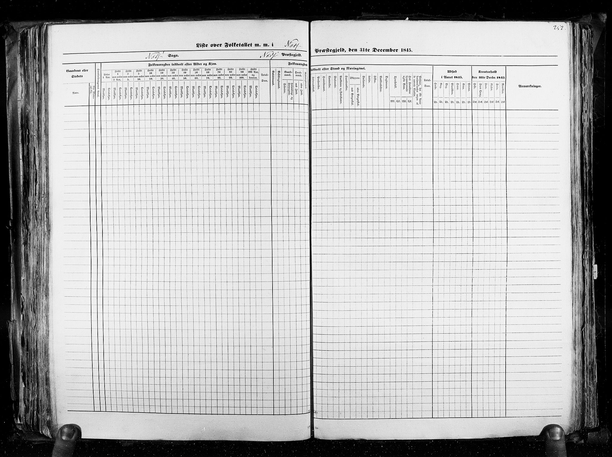 RA, Census 1845, vol. 3: Hedemarken amt og Kristians amt, 1845, p. 252